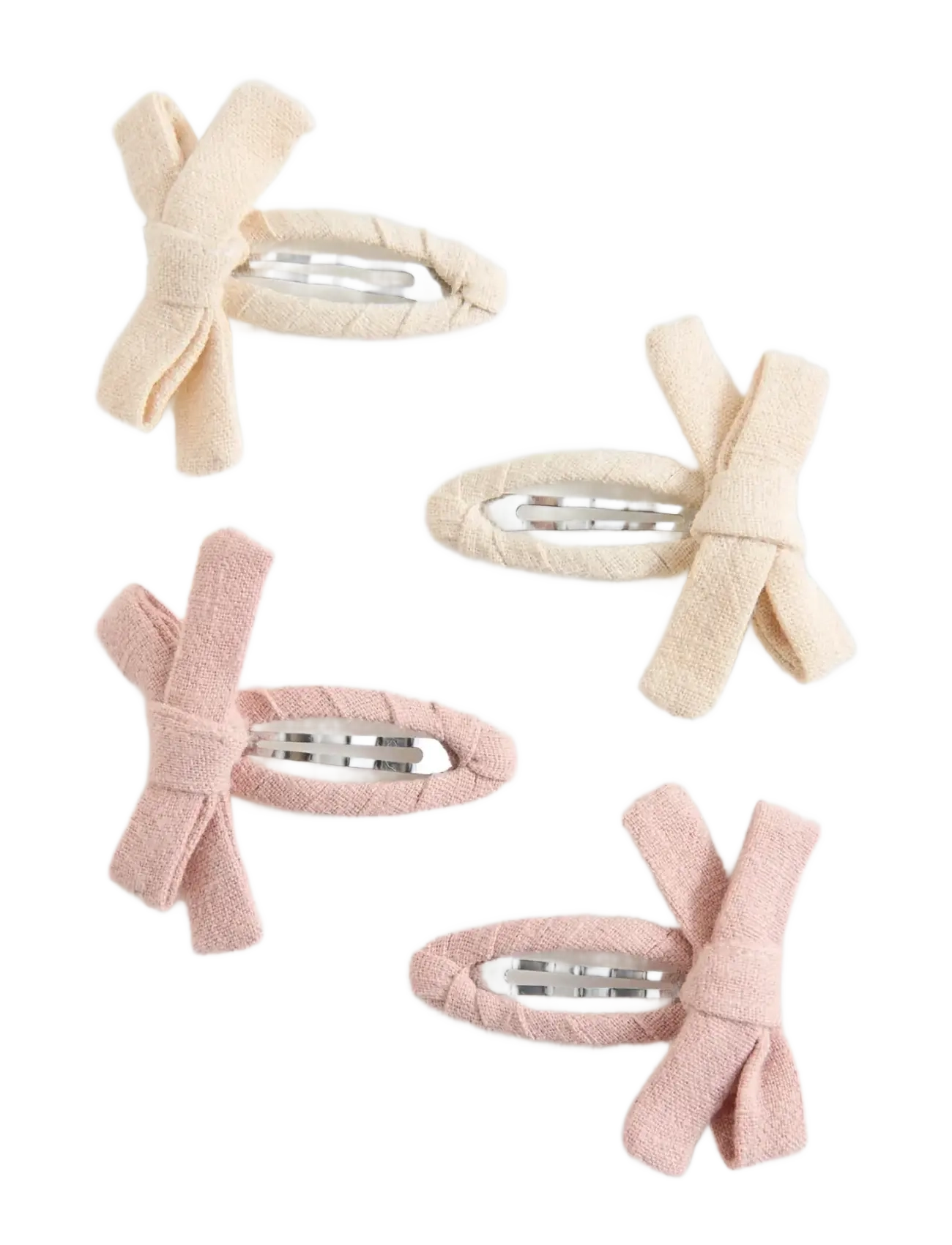 Mango Pack Of 4 Bow Clips, One Size, Hair Accessories, Rosa - Pins, Kinder