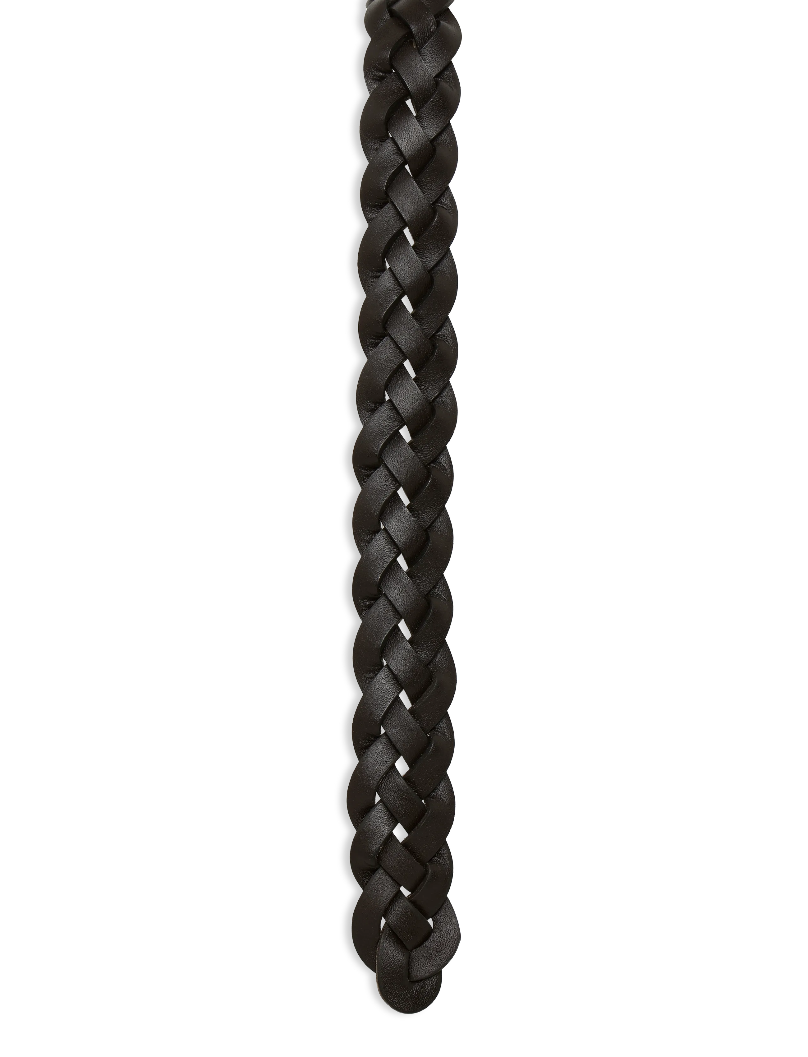 Mango - 100% braided leather belt - brown - 2