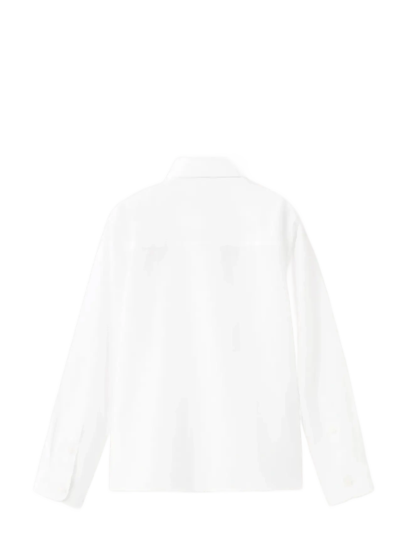 Mango - Oxford cotton shirt - langermede skjorter - white - 1