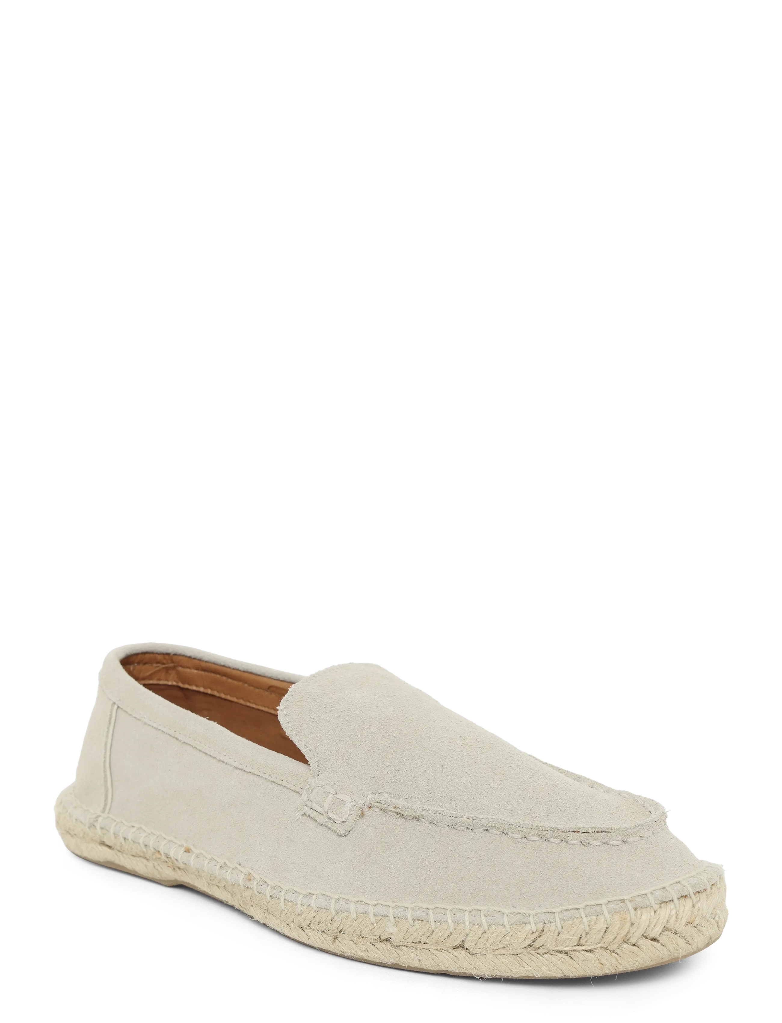 Mango Jute Leather Shoe, Mænd, Espadrille Loafer, Beige, Str: 41