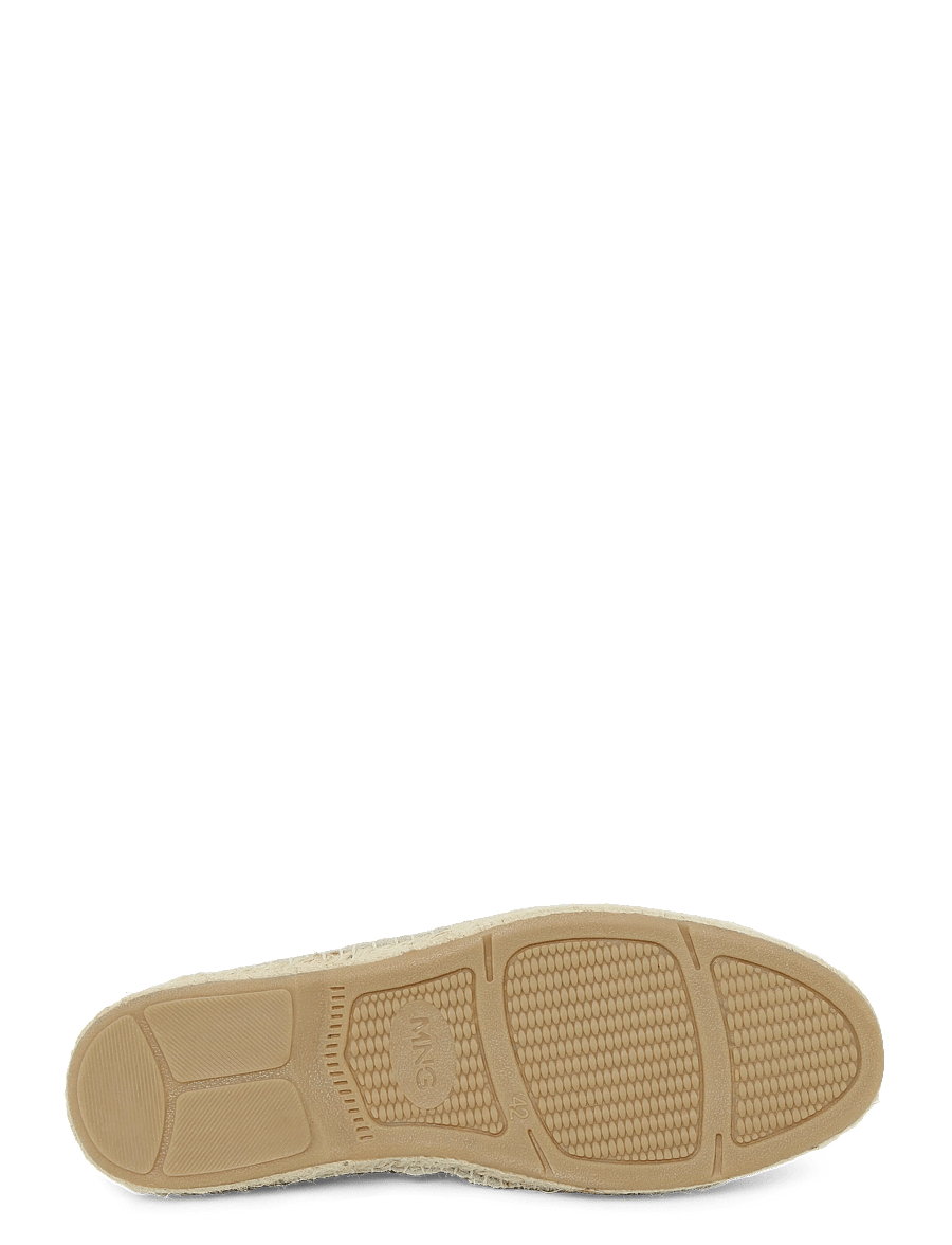 Mango - Jute leather shoe - slip on sneakers - lt pastel brown - 4