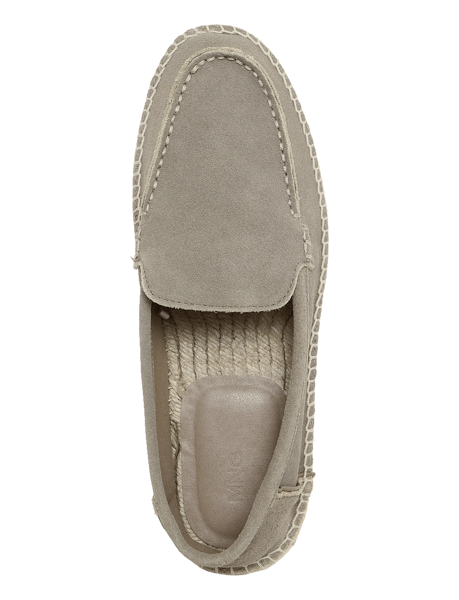 Mango - Jute leather shoe - slip on sneakers - medium brown - 3