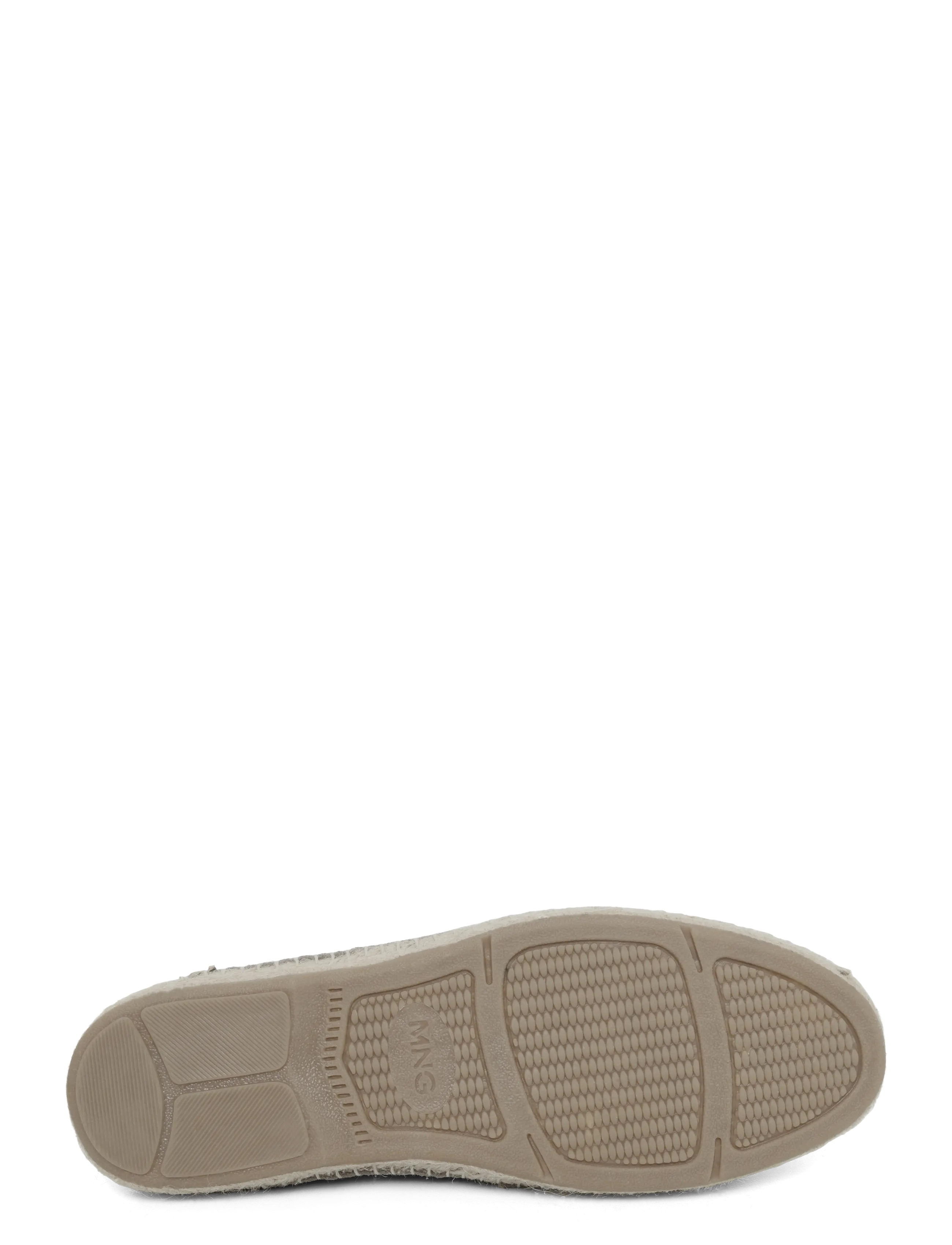 Mango - Jute leather shoe - slip on sneakers - medium brown - 4
