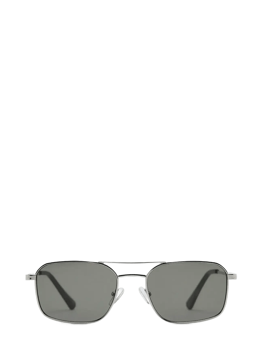 Mango - Metallic frame sunglasses - kollektioner - silver - 0