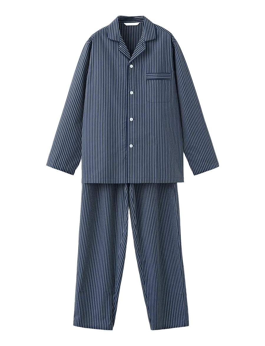 Mango - Striped pyjama pack - pyjamasset - navy - 1