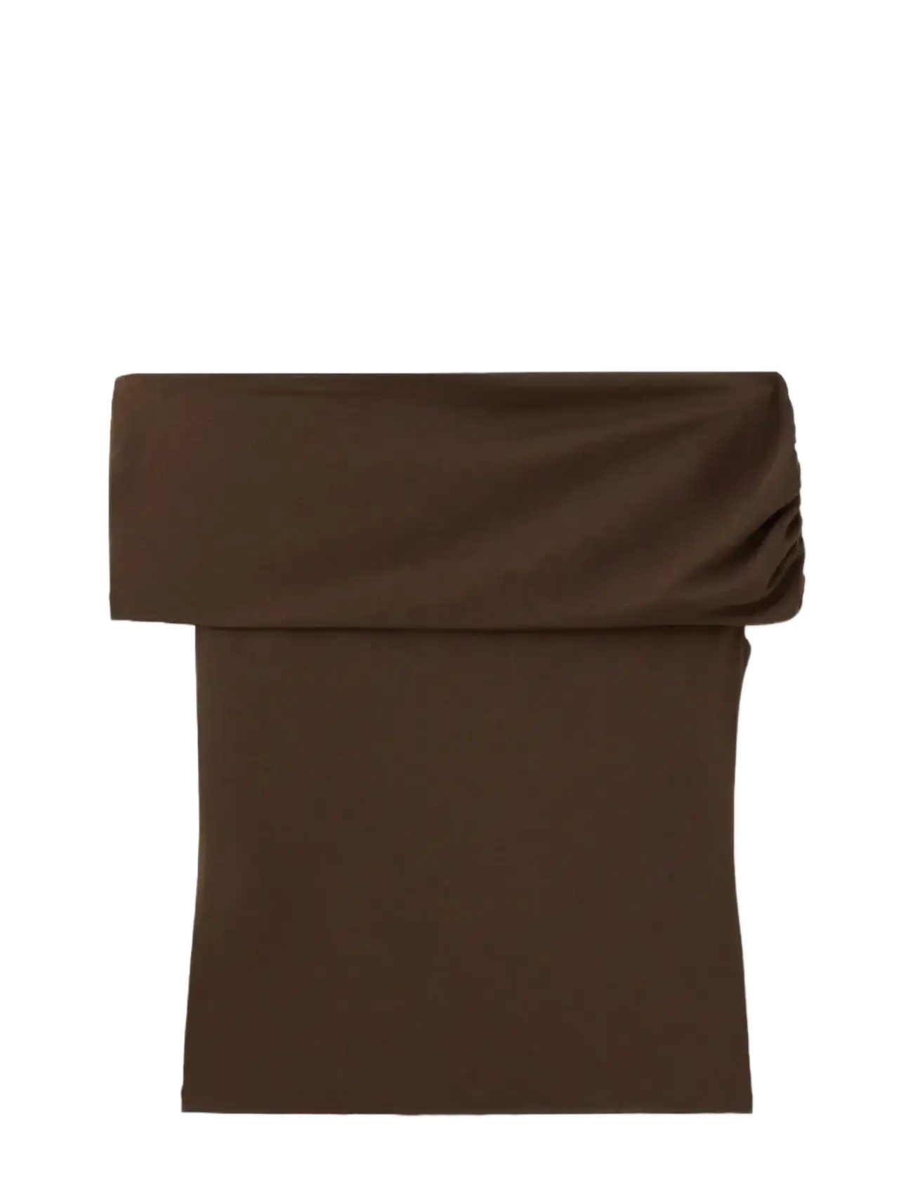 Mango - Off-shoulder top - linnen - brown - 1