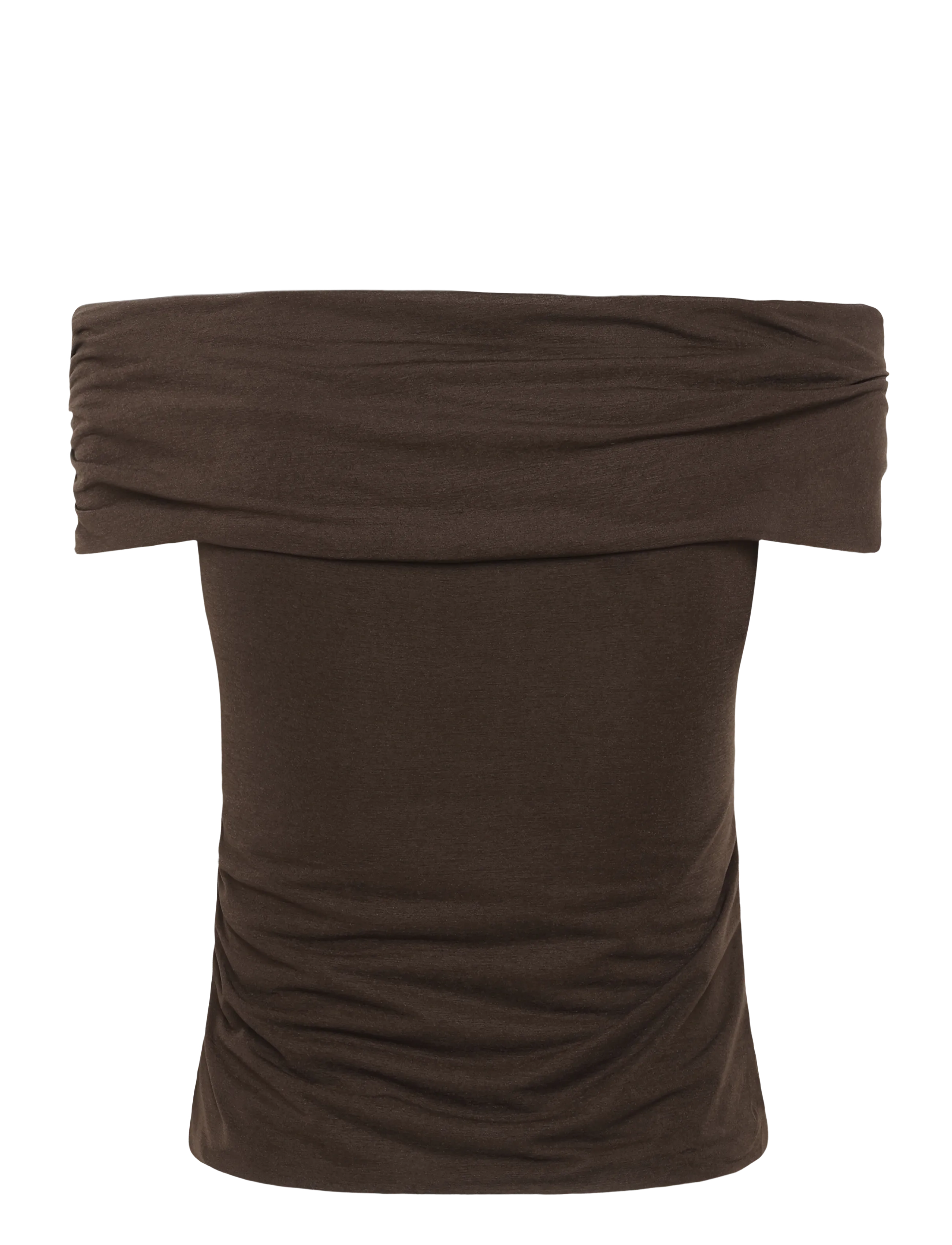 Mango - Off-shoulder top - linnen - brown - 2