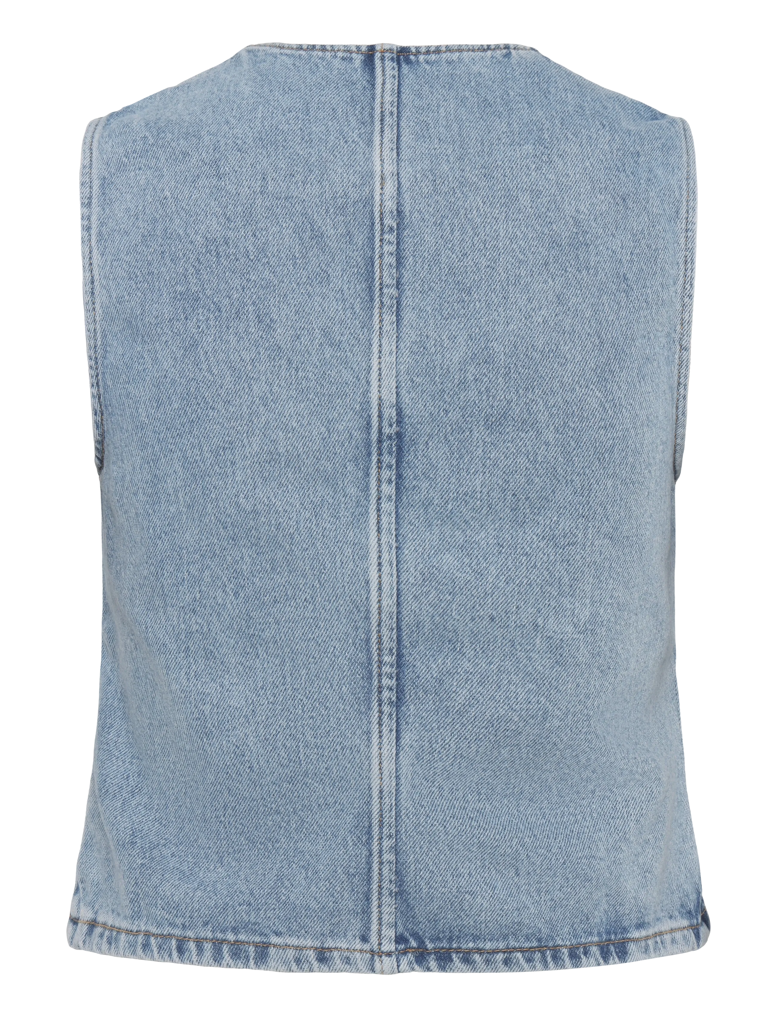Mango - Toggle denim top with frogs - denimveste - open blue - 2