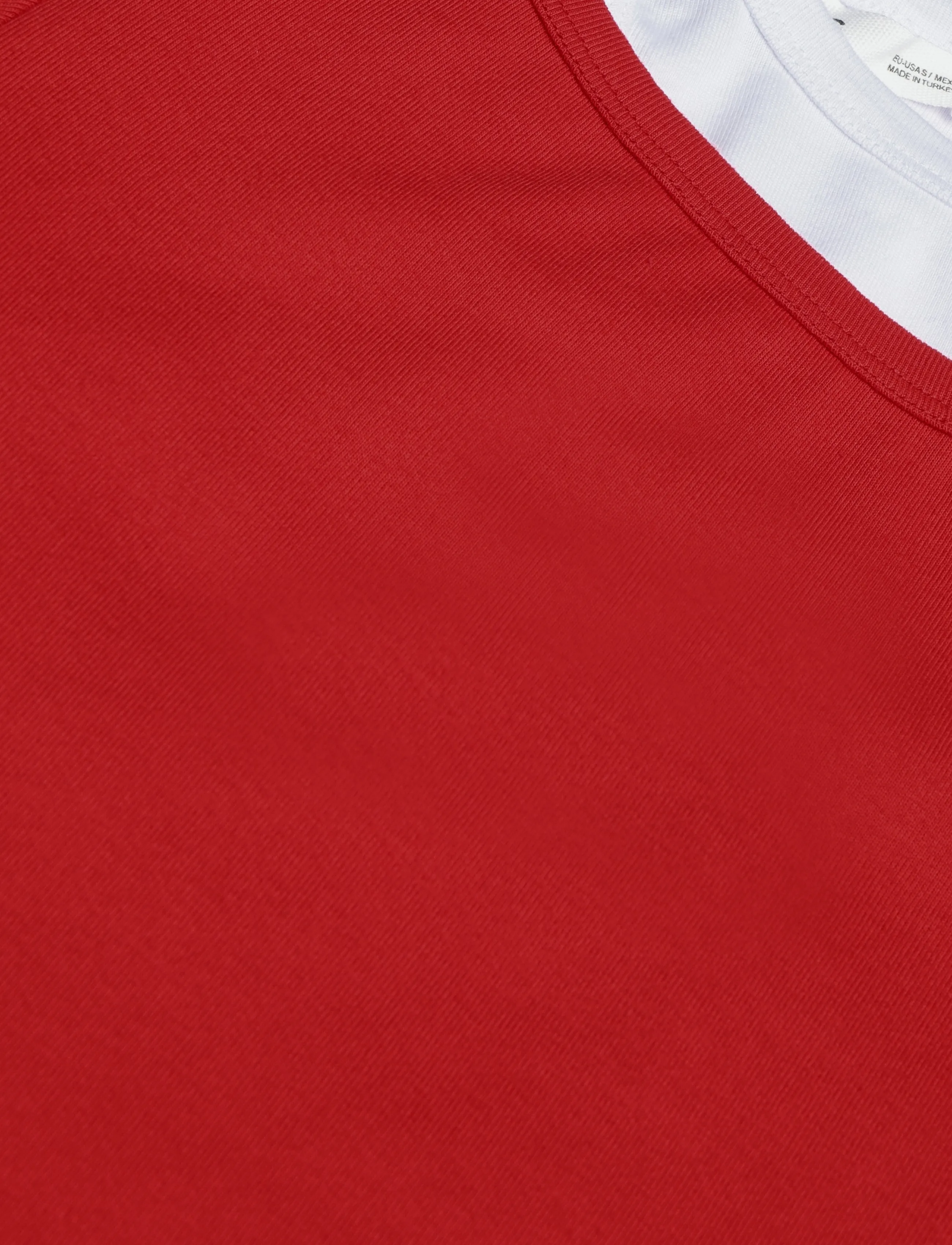 Mango - Two-tone contrast T-shirt - t-shirts - red - 4