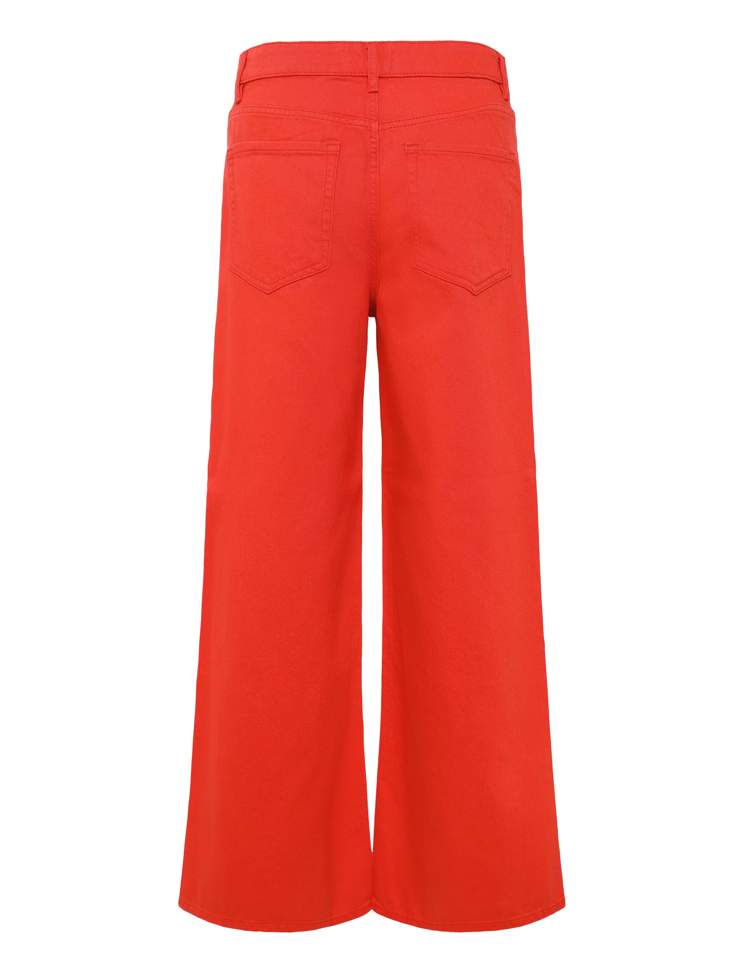 Mango - Low-rise wideleg jeans - brede jeans - red - 2