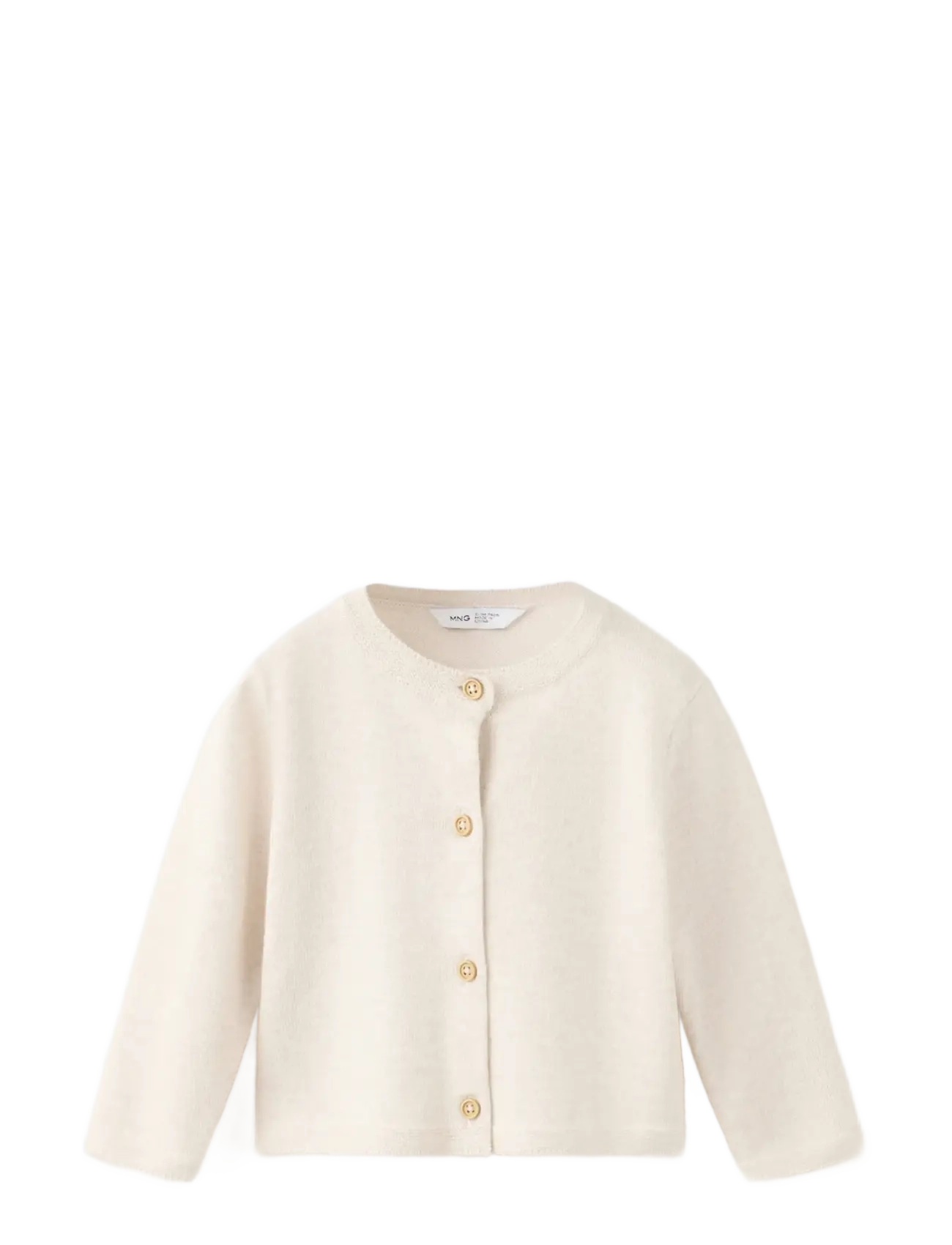 Mango Long sleeves knit cardigan - Tunna jackor - LT PASTEL BROWN / beige