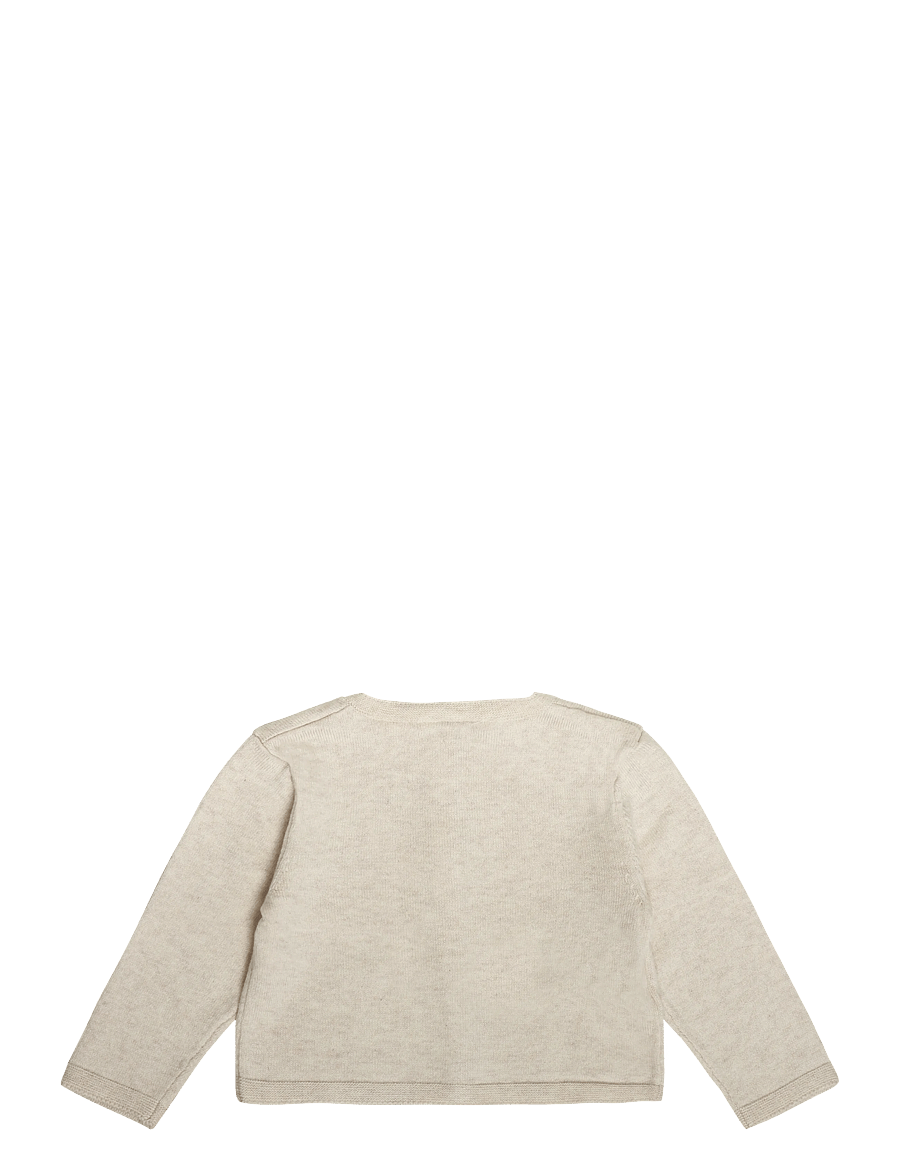 Mango - Long sleeves knit cardigan - tunna jackor - lt pastel brown - 1
