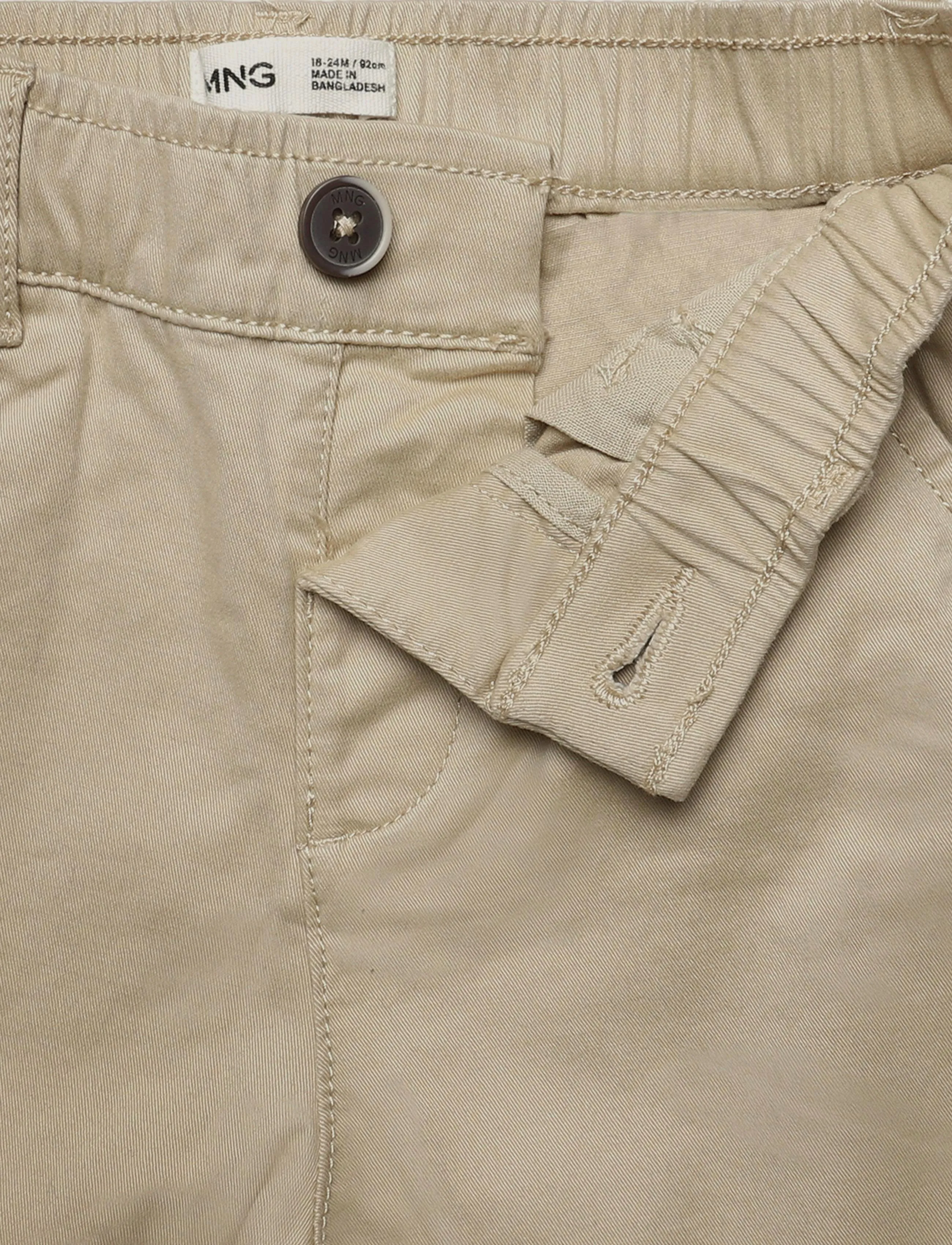 Mango - Cotton chinos - chinos - lt pastel brown - 3