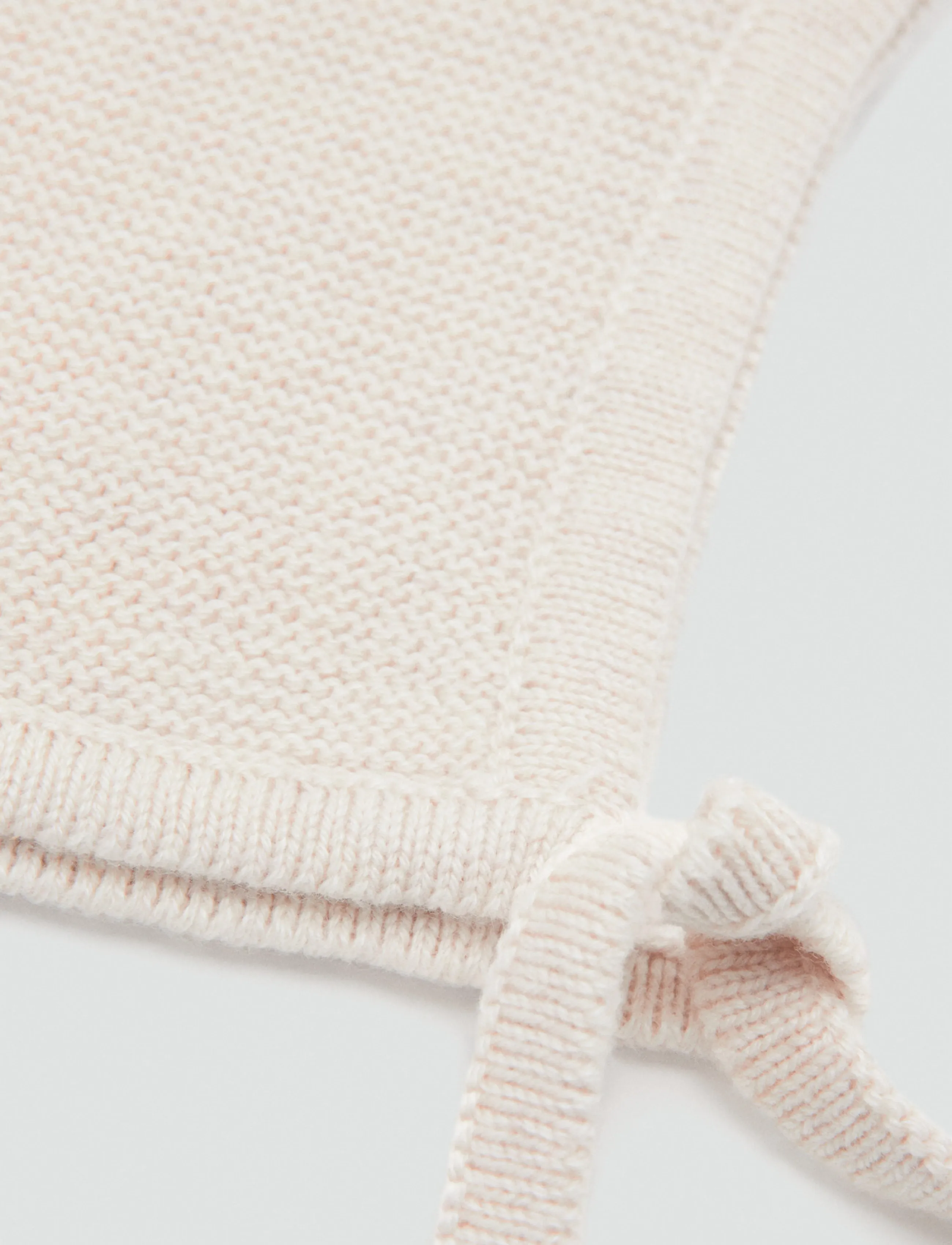 Mango - Knit cape - babymössor - lt pastel brown - 1