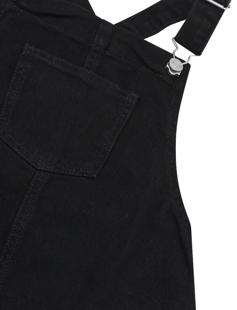 Mango - Pocket denim pinafore dress - Ærmeløse hverdagskjoler - open grey - 3