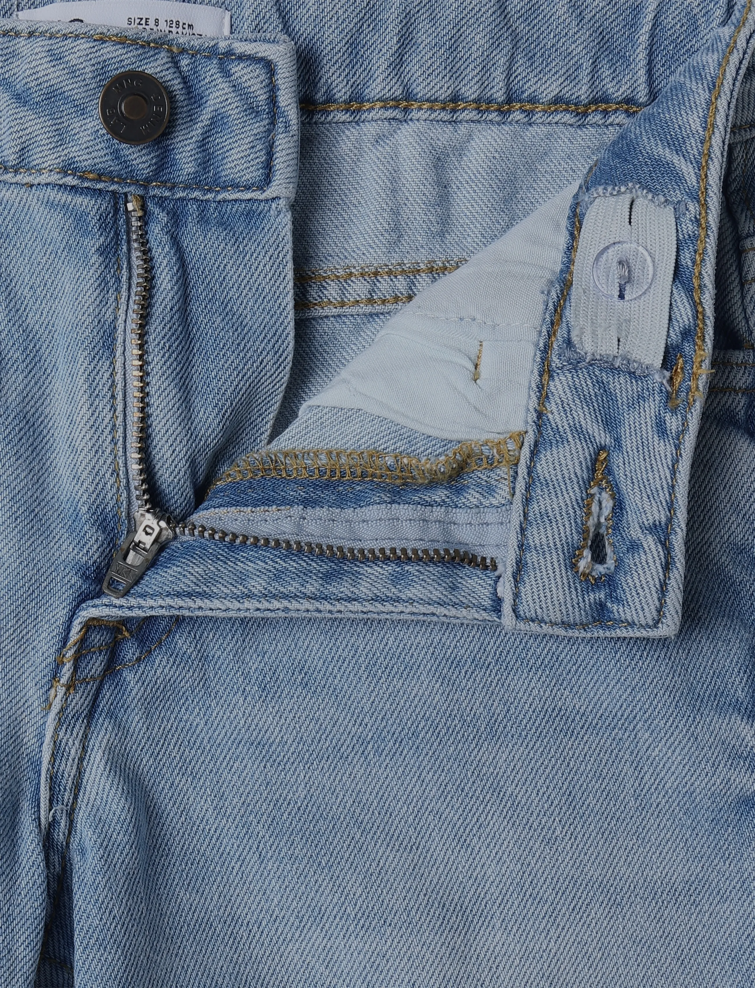 Mango - Regular fit jeans with rolled-up hem - regular jeans - open blue - 3