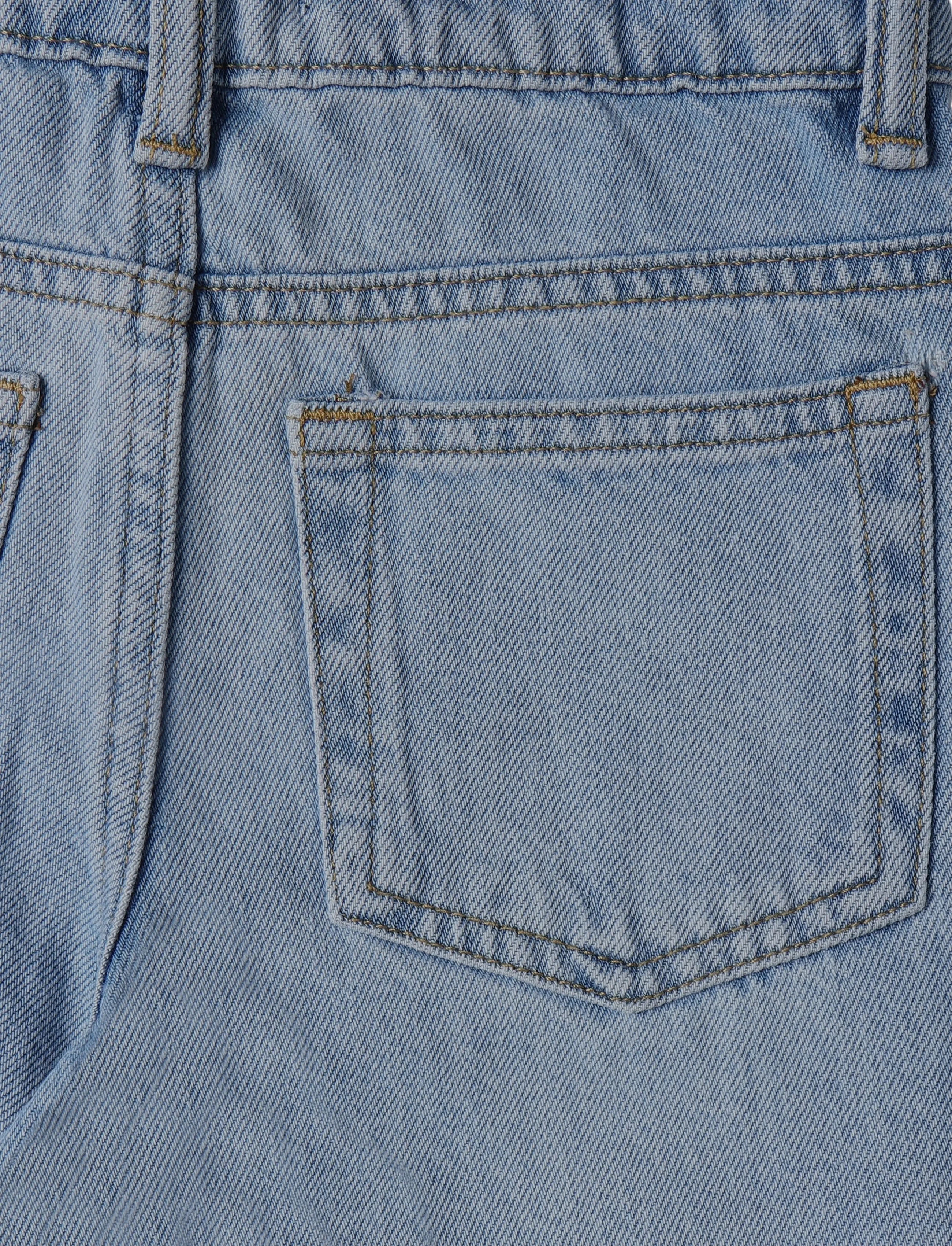 Mango - Regular fit jeans with rolled-up hem - regular jeans - open blue - 4
