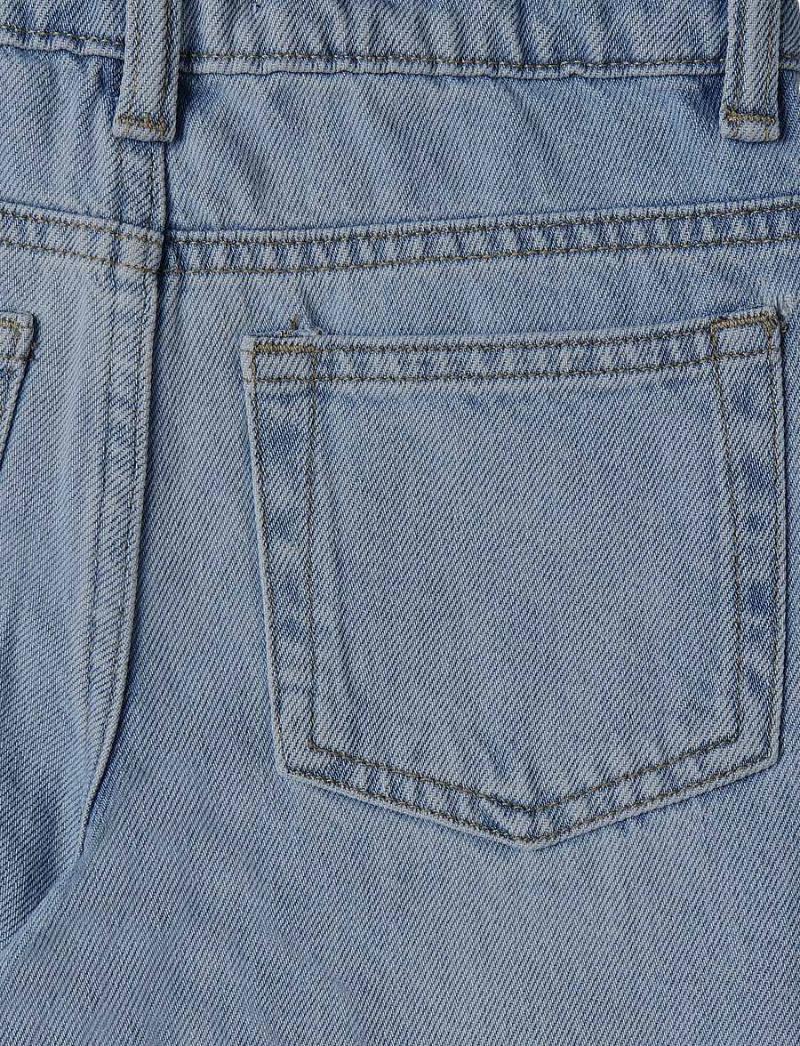 Mango - Regular fit jeans with rolled-up hem - regular jeans - open blue - 4