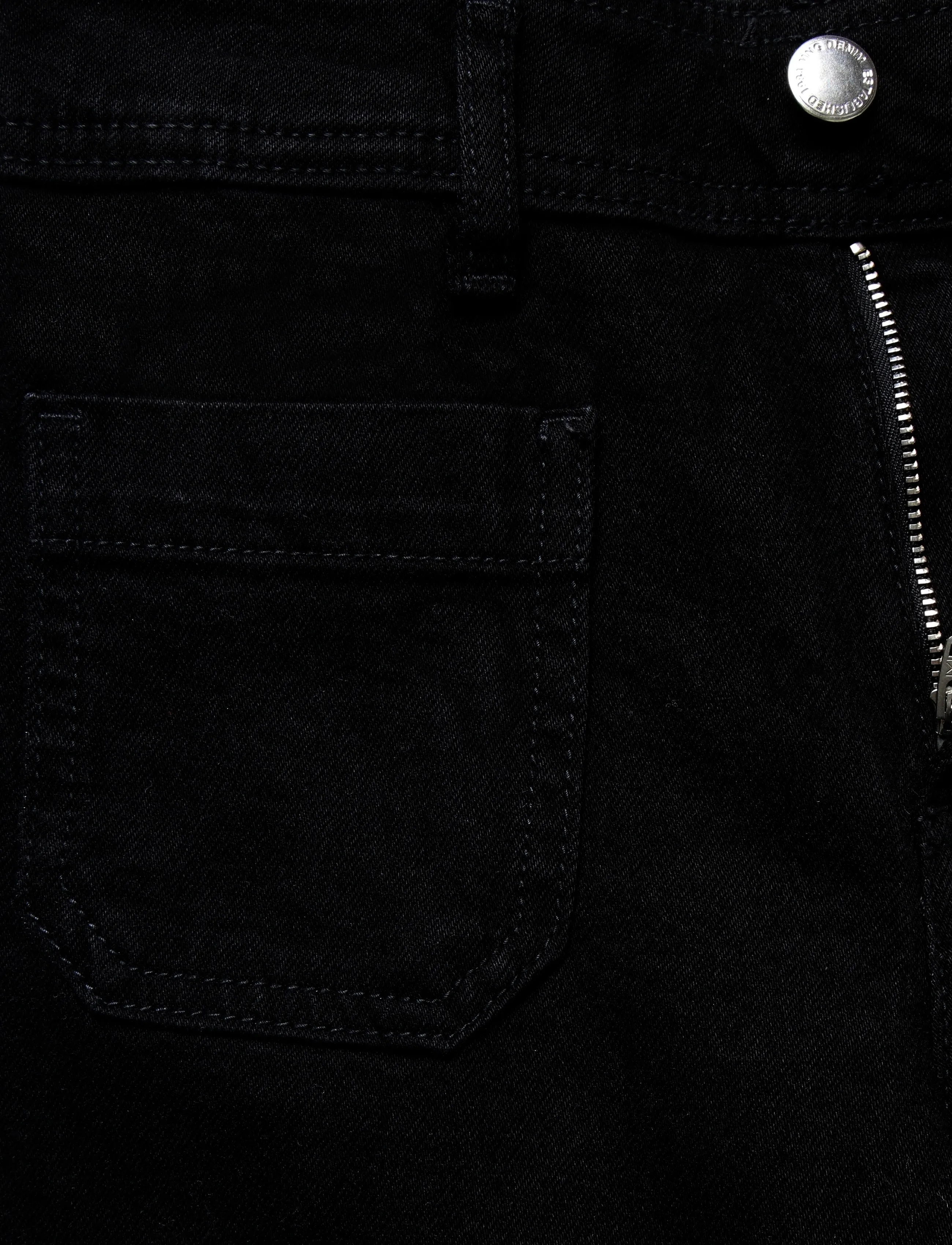 Mango - Wide-leg patch pocket jeans - vida jeans - open grey - 4