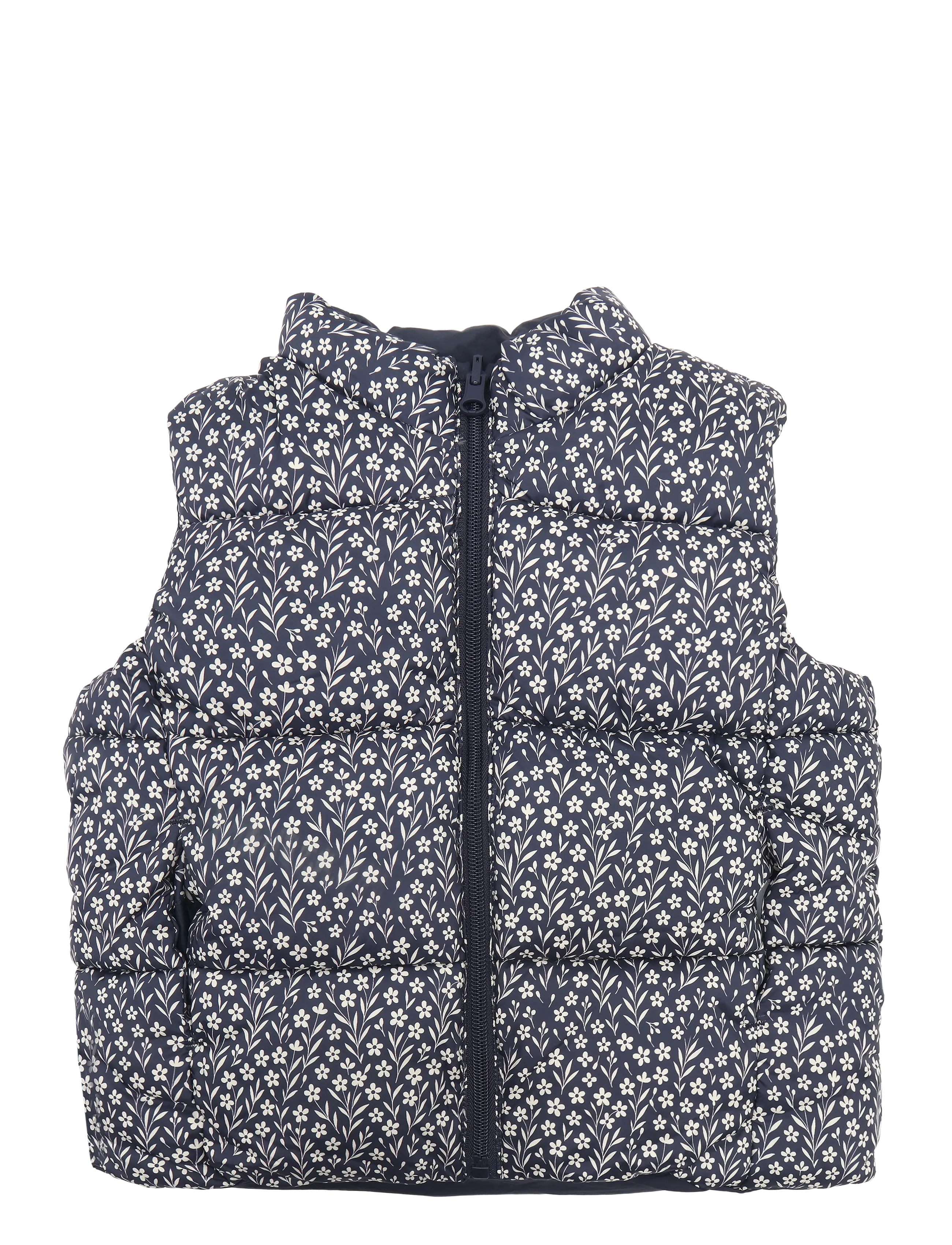 Mango Reversible quilted gilet - Vinterkollektion - NAVY / navy