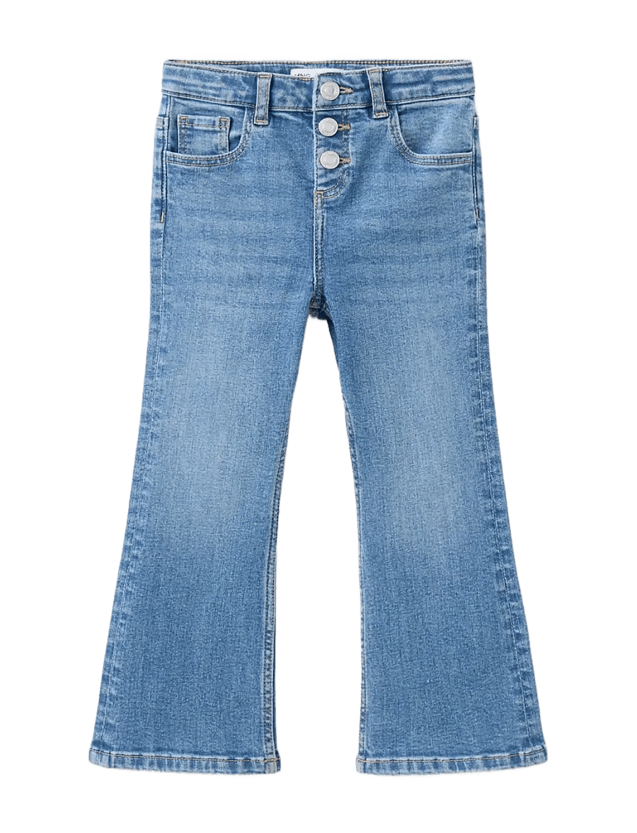 Mango - Triple-button flared jeans - bootcut jeans - open blue - 0