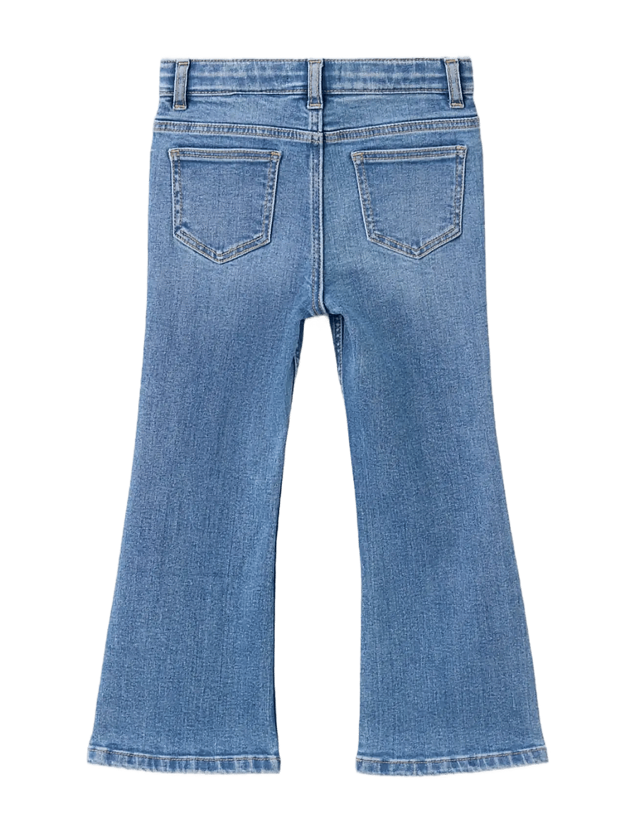 Mango - Triple-button flared jeans - bootcut jeans - open blue - 1