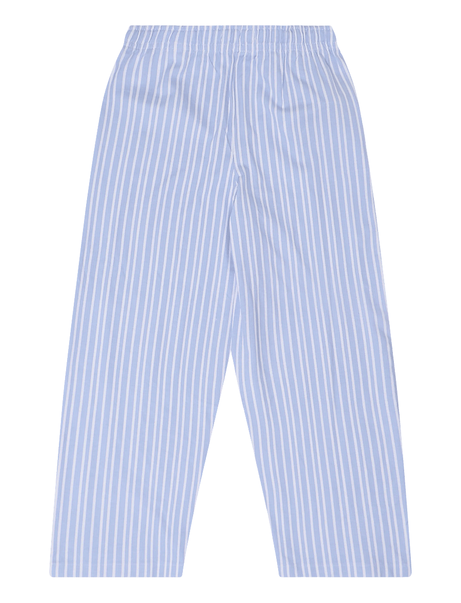 Mango - Full cotton striped pyjama set - pyjamassæt - lt-pastel blue - 3