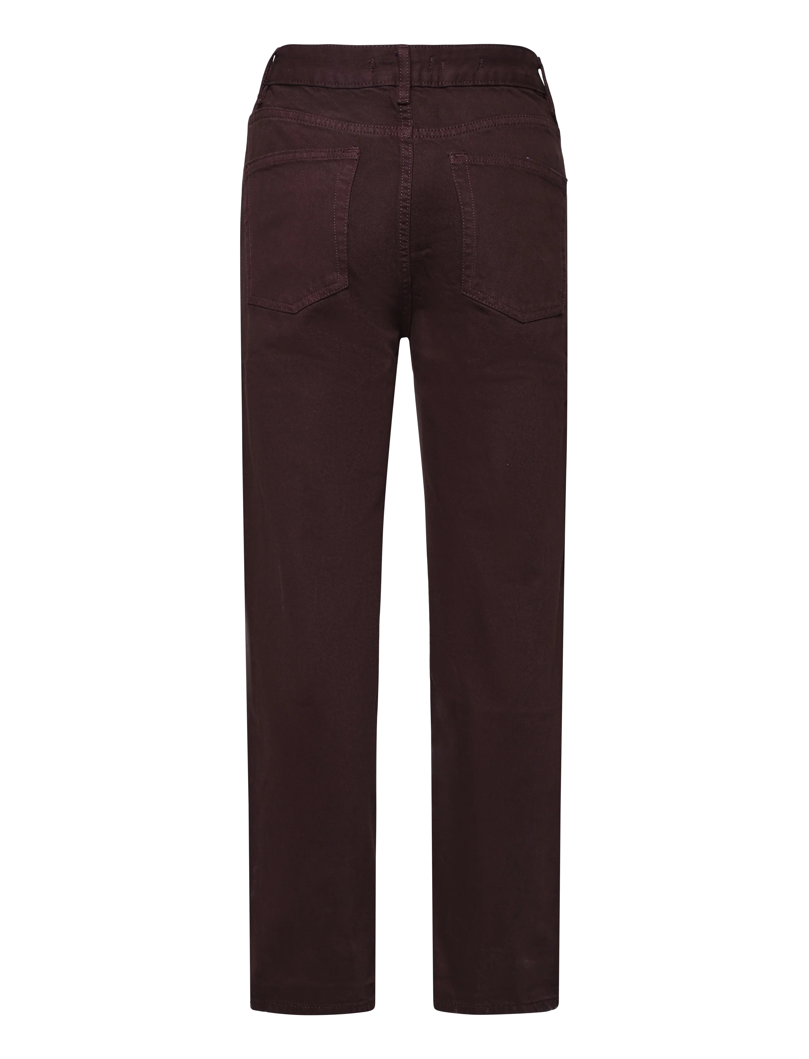 Mango - Miami medium-rise straight-fit jeans - raka jeans - dark red - 2