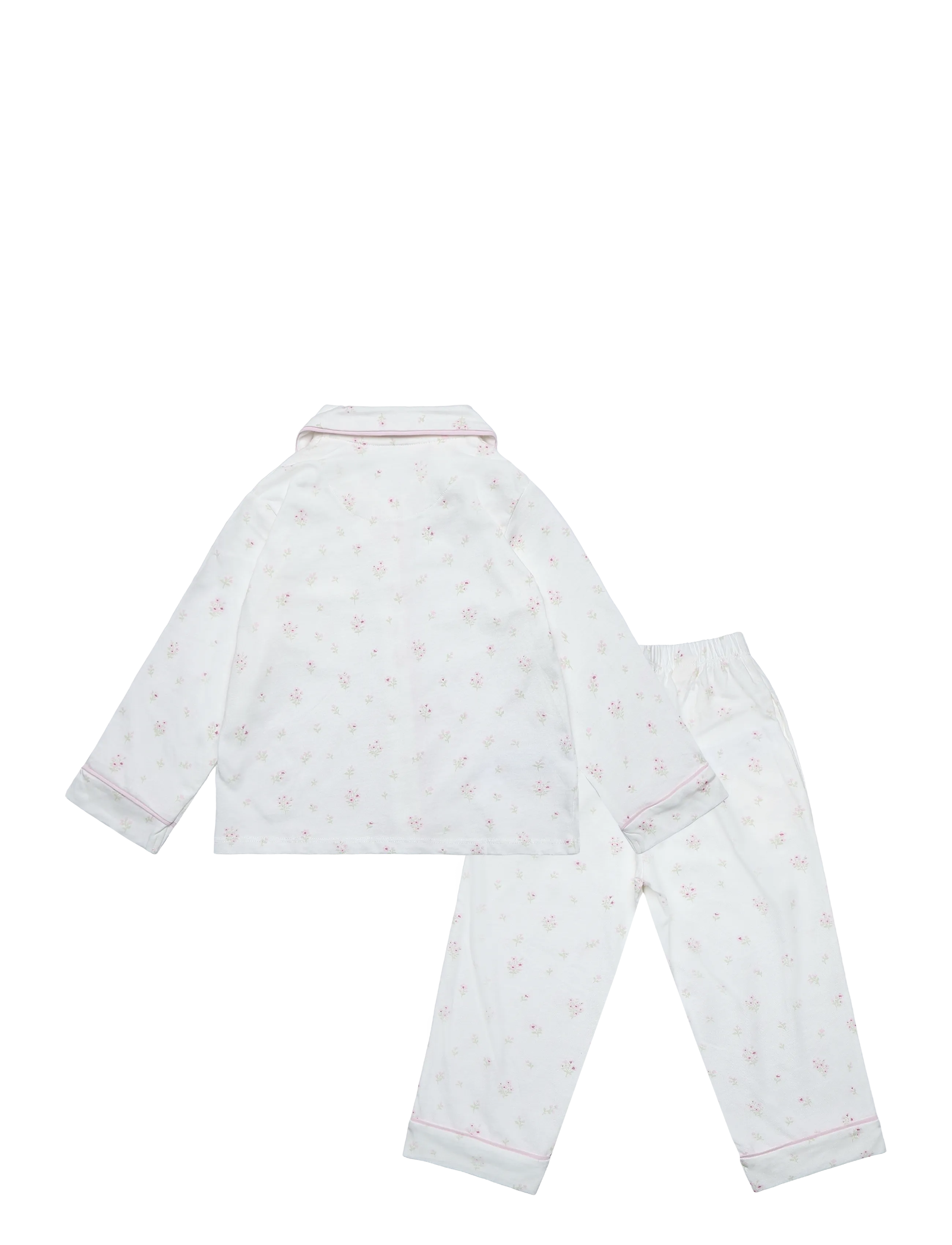 Mango - Floral-print pyjama set - pyjamassæt - natural white - 1