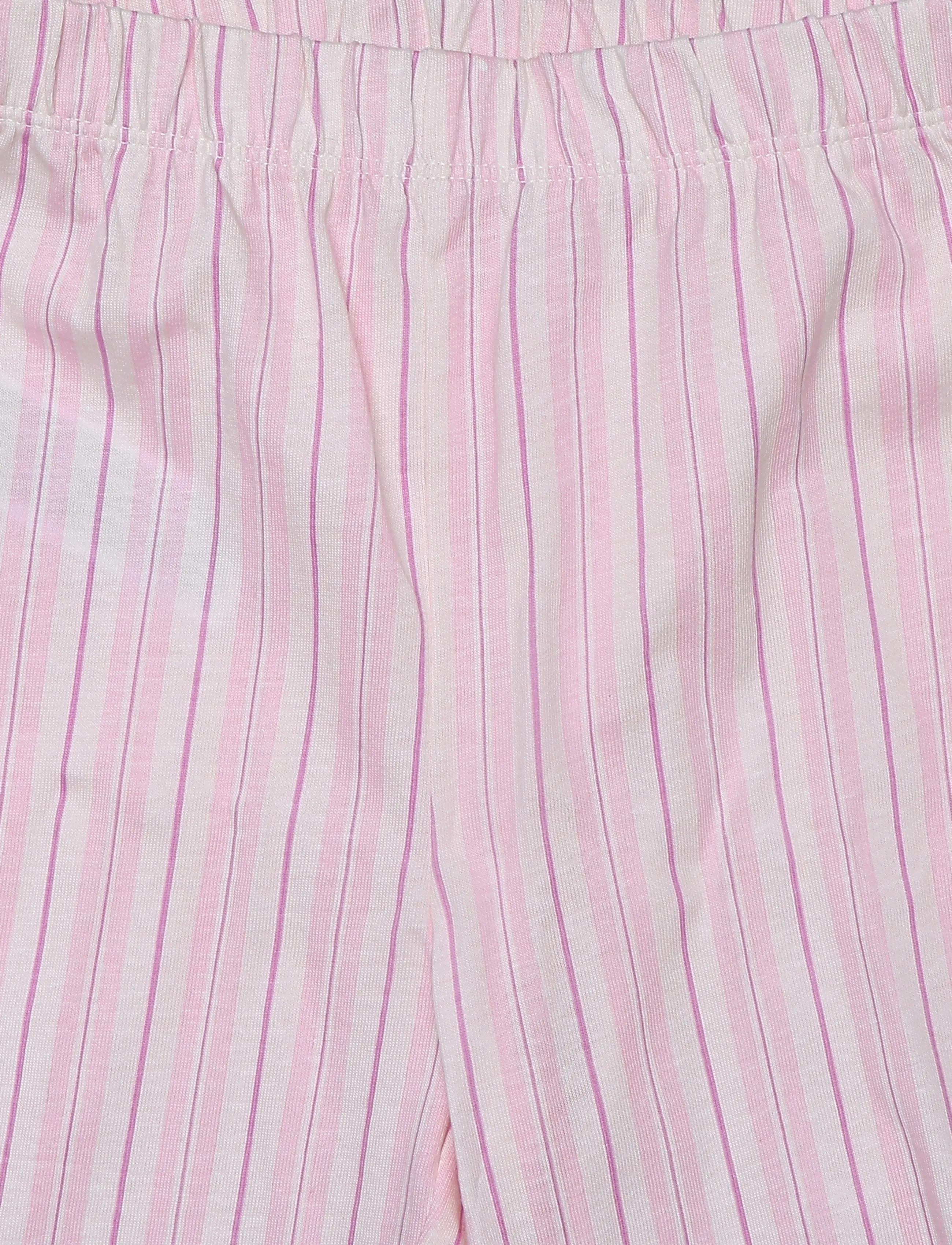 Mango - Striped pyjama set - pyjamassæt - pink - 3
