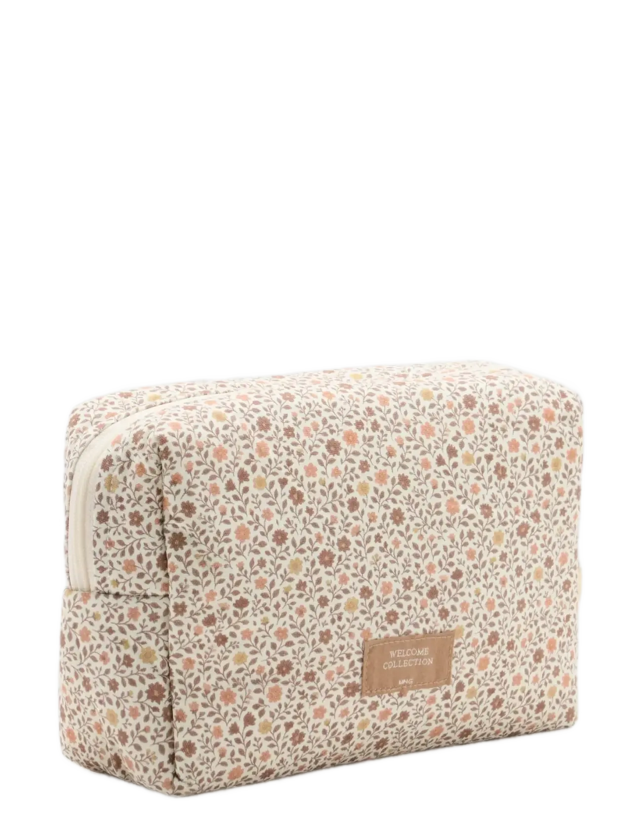 Mango Floral-print cosmetic bag - Väskor - NATURAL WHITE / cream