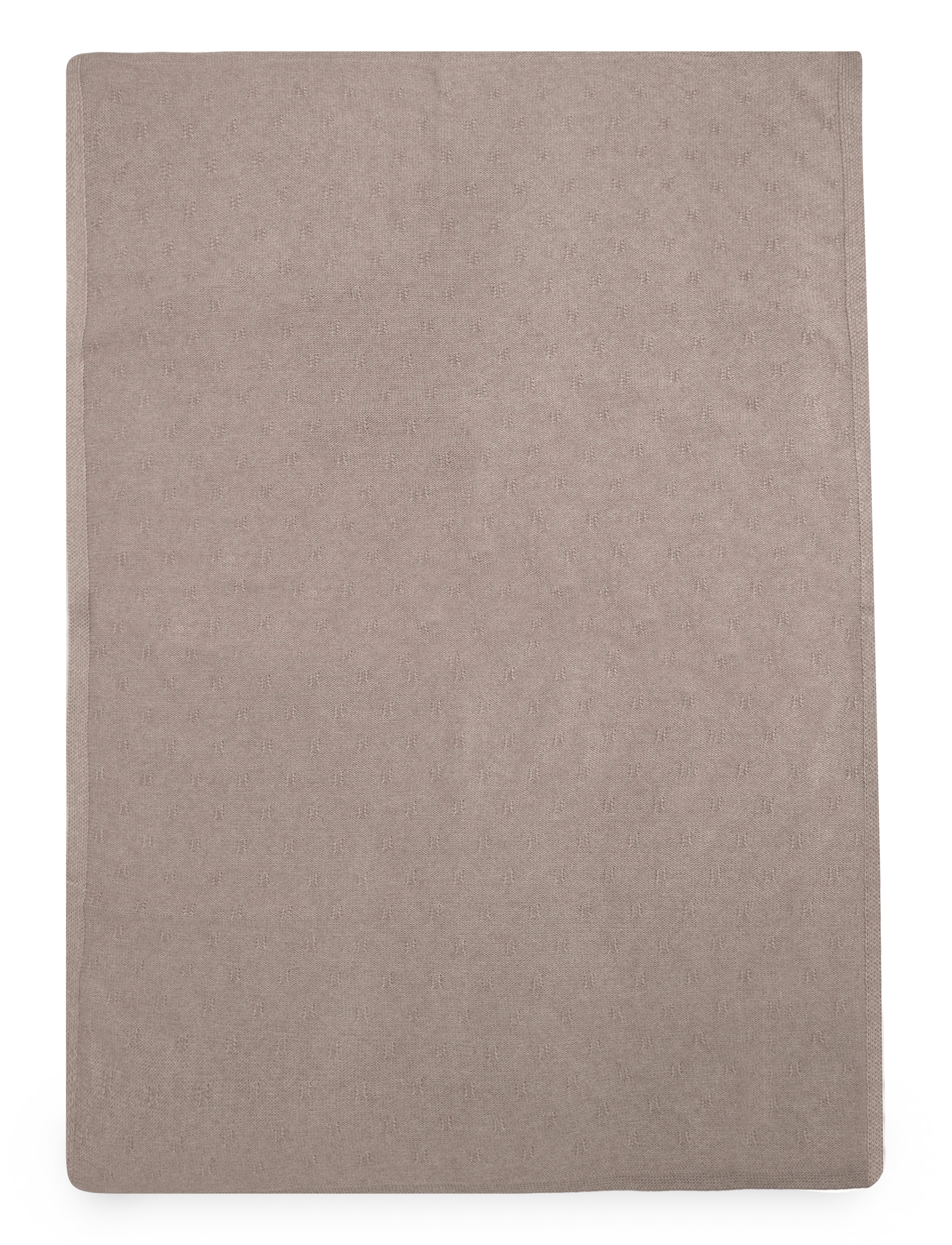 Mango Knitted swaddle with openwork details - Babyprodukter - MEDIUM BROWN / brown