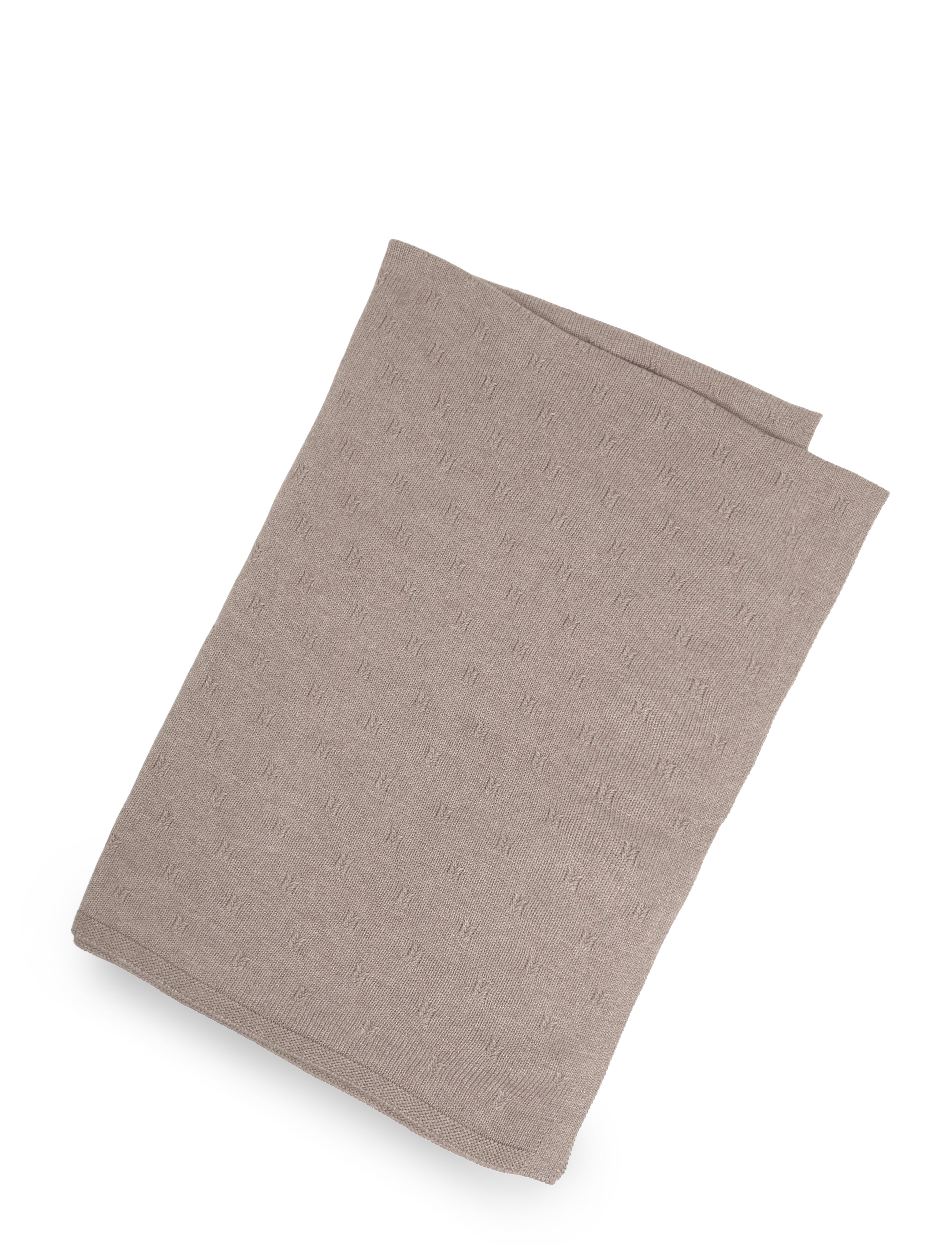 Mango - Knitted swaddle with openwork details - swaddles - medium brown - 2
