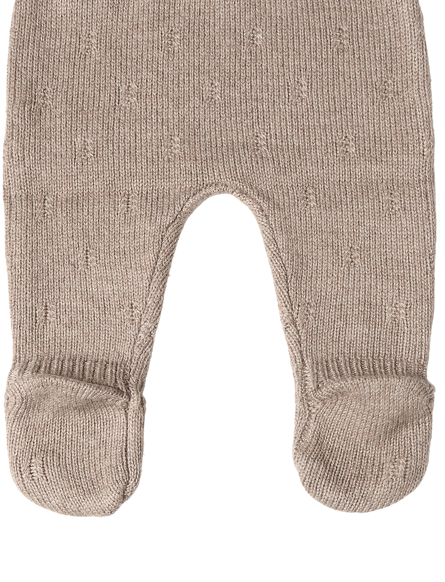 Mango - Openwork knit leggings - leggings - medium brown - 3