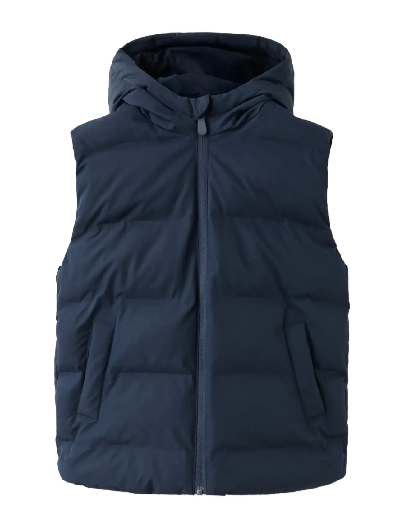 Mango Quilted Gilet With Hood, 7-8, Oberbekleidung, Marineblau - Outdoor Westen, Kinder