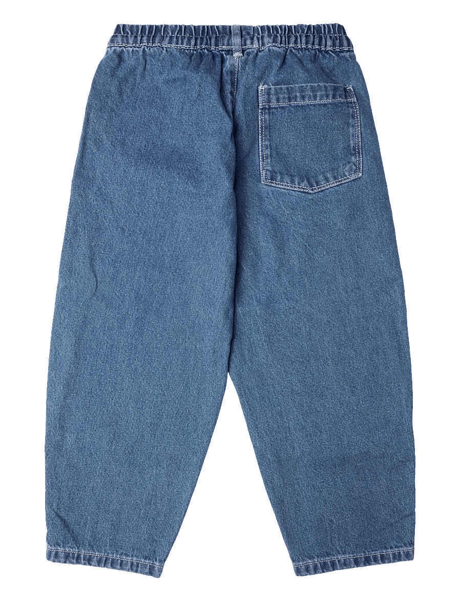 Mango - Comfy-fit patch jeans - loose jeans - open blue - 1