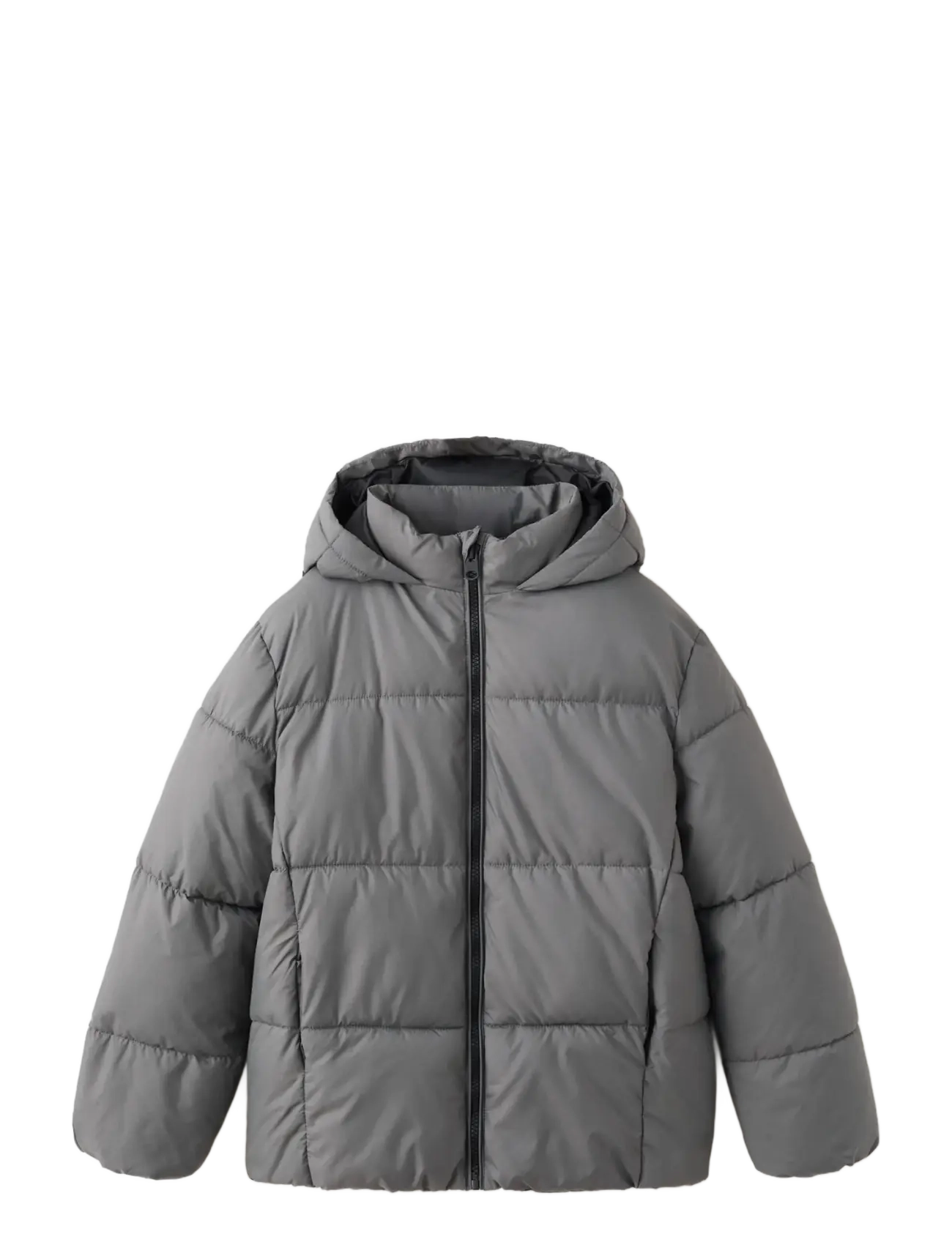 Mango ANORAK AMERICA - Vinterjakker - MEDIUM BROWN / grey