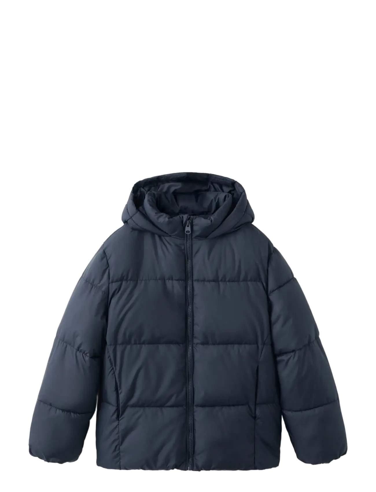 Mango Hood puffer coat - Vinterjakker - NAVY / navy