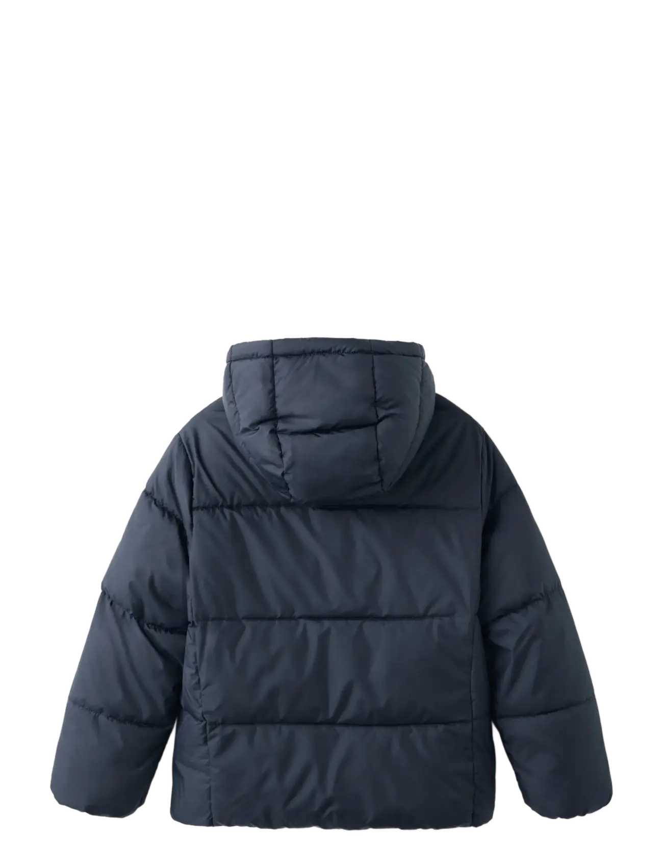 Mango - Hood puffer coat - quiltede jakker - navy - 1