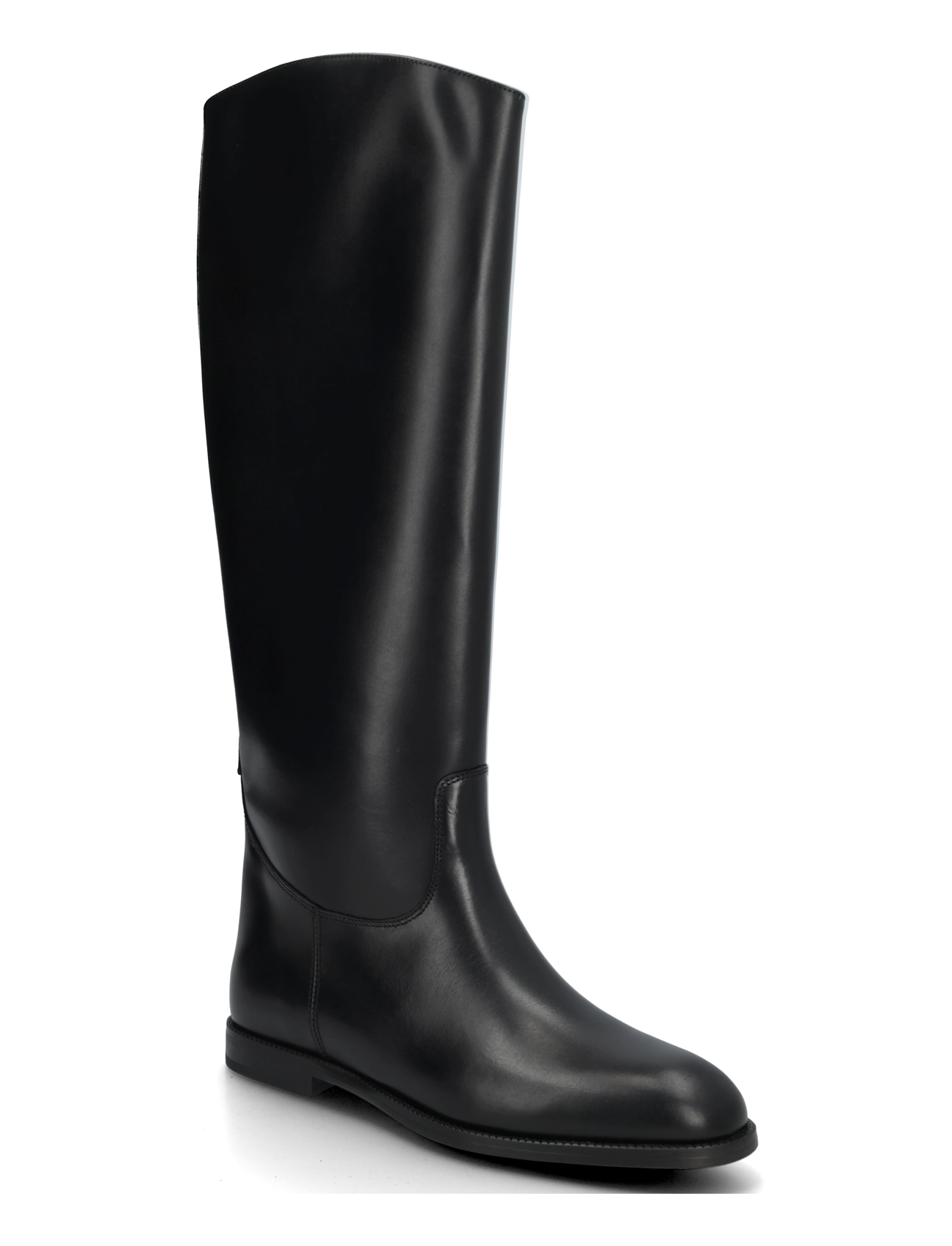 Mango - Leather high boots - langskaftede støvler - black - 0