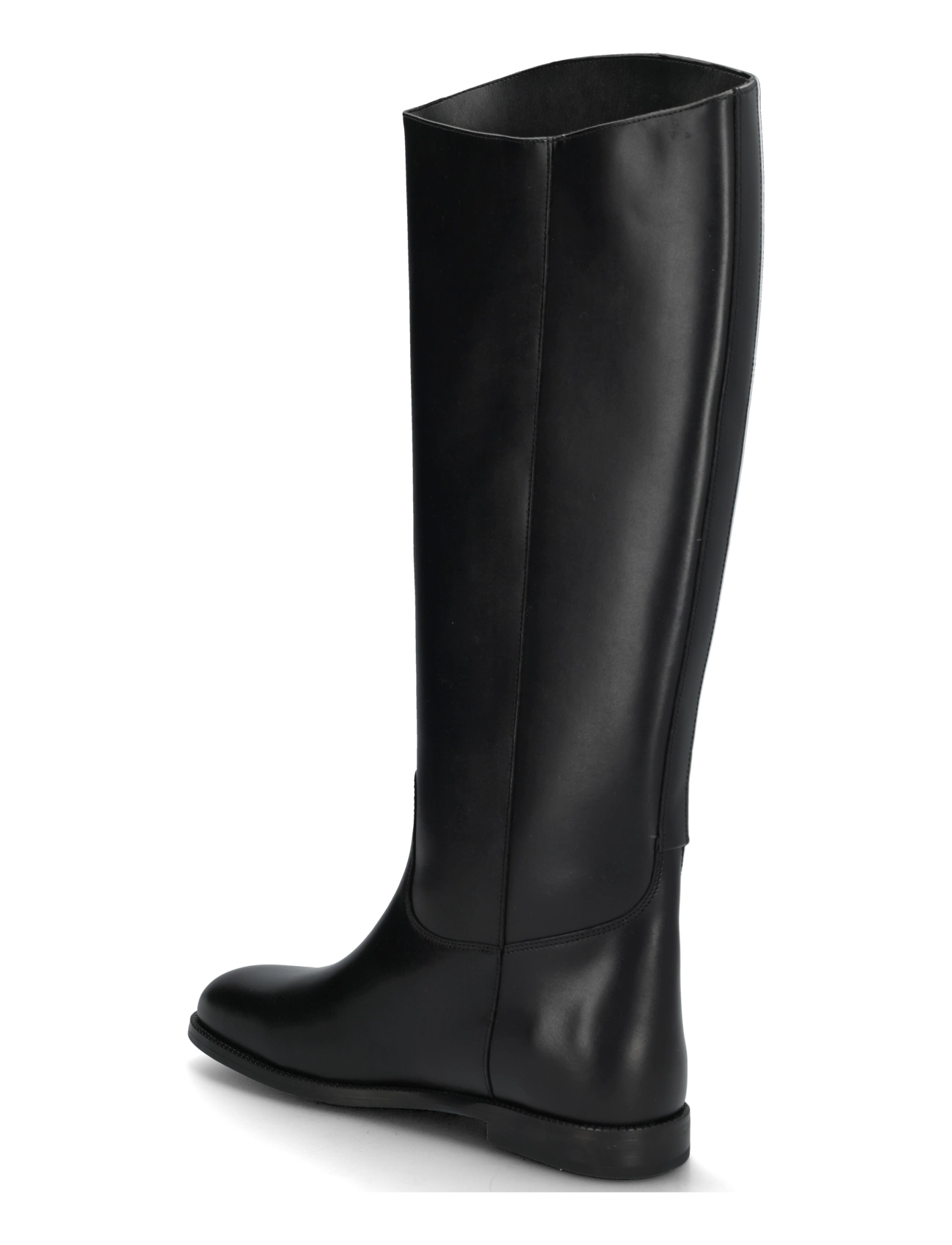 Mango - Leather high boots - knähöga stövlar - black - 1