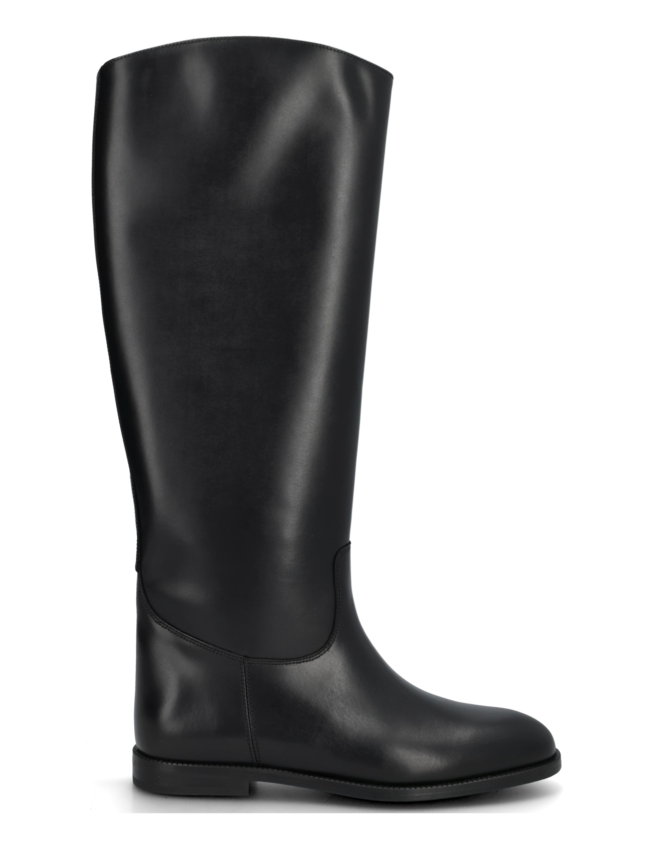 Mango - Leather high boots - knähöga stövlar - black - 2