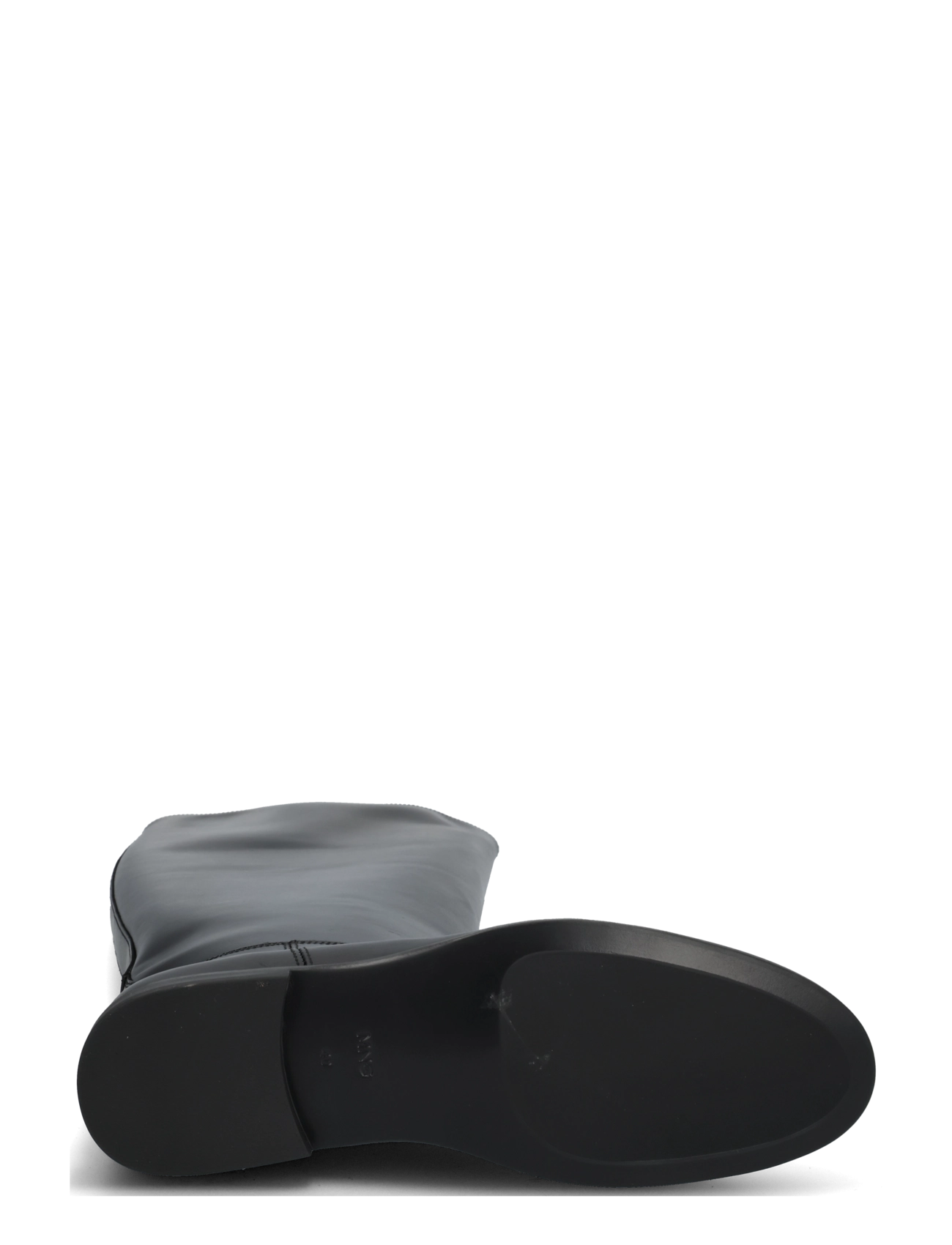 Mango - Leather high boots - knähöga stövlar - black - 4