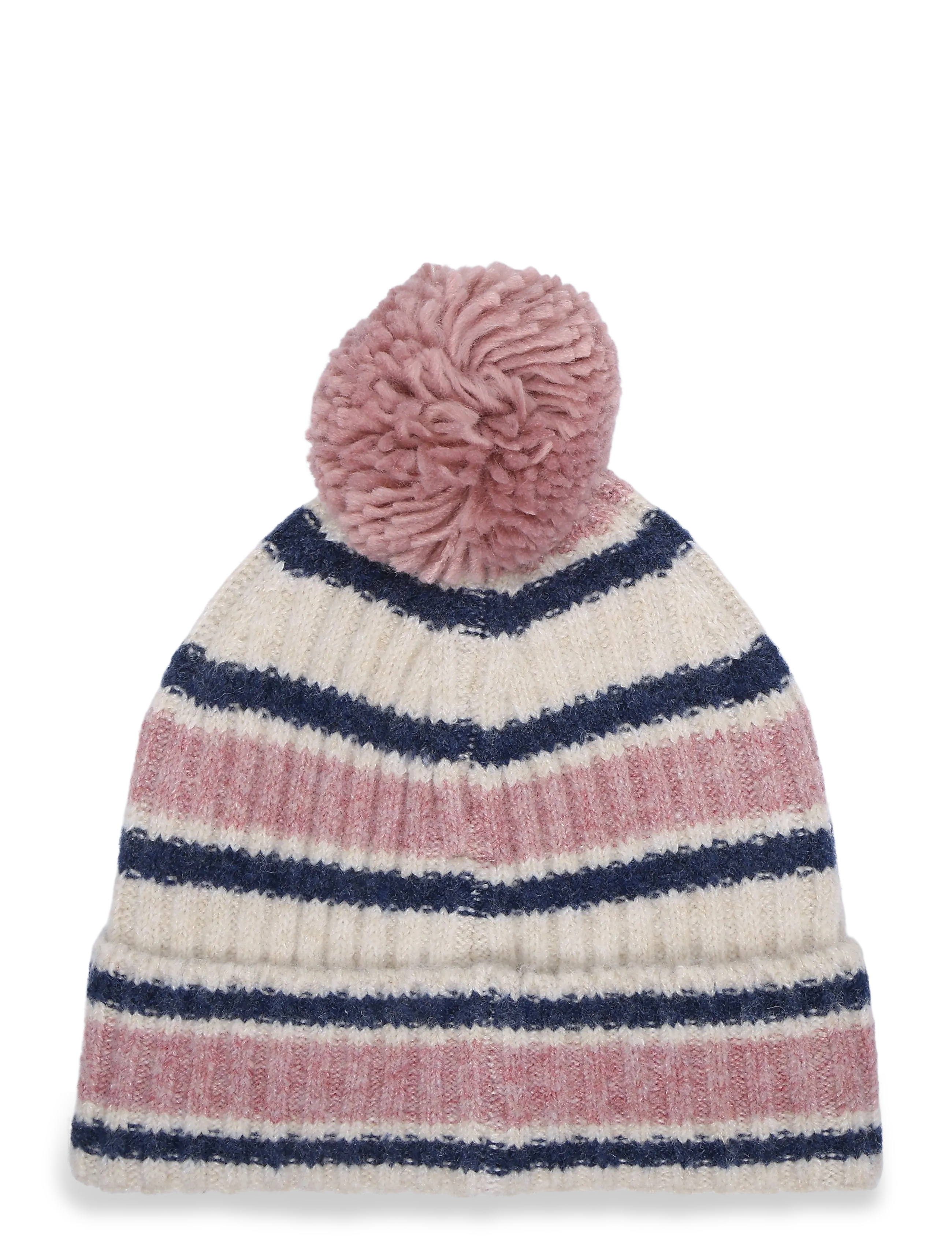 Mango - Striped knit hat - babyhuer - lt-pastel pink - 1