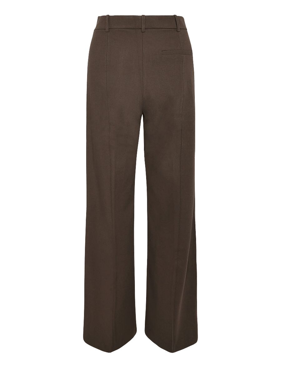 Mango - Flared trousers with seams - flare bukser - medium brown - 2