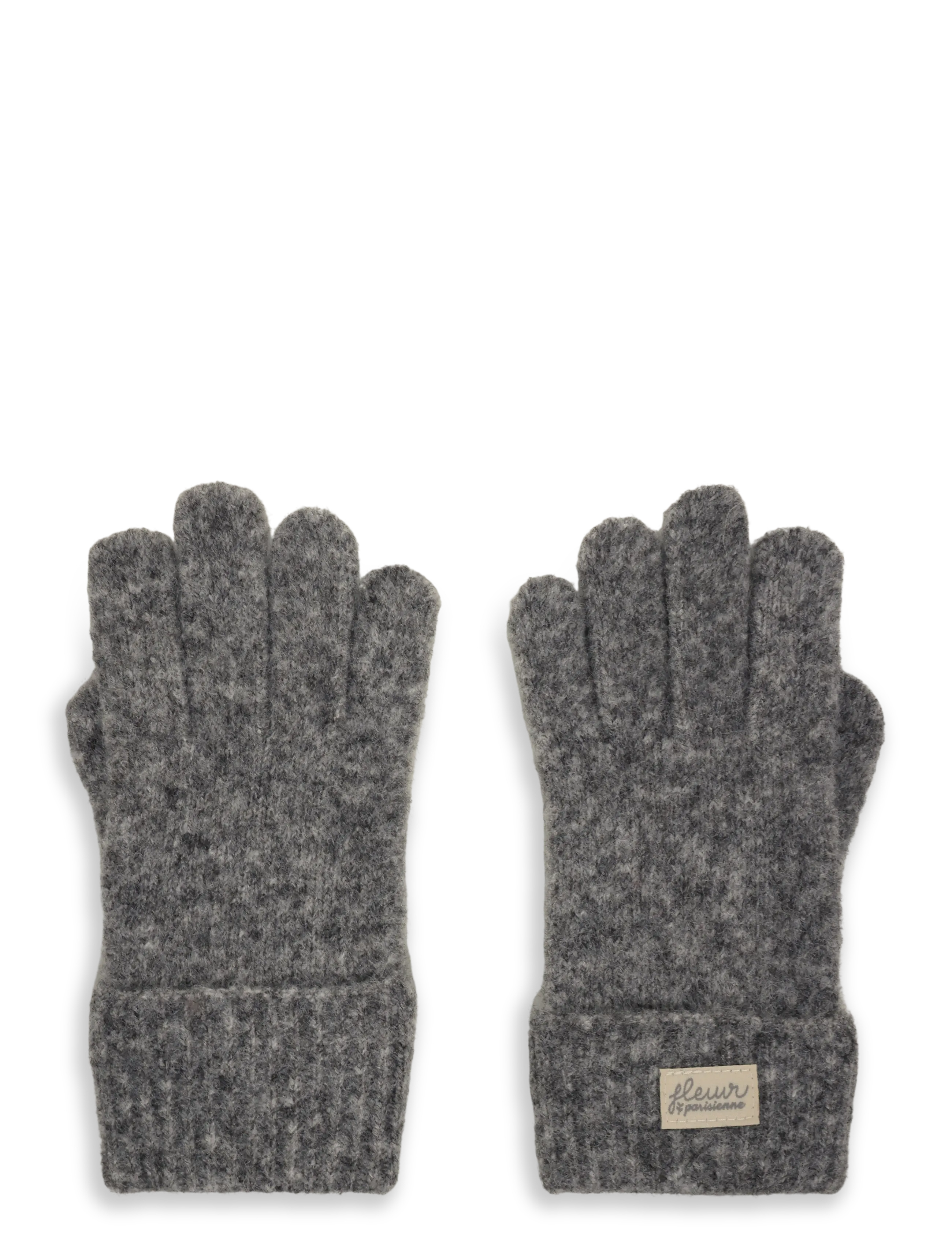 Mango - Knitted gloves - handskar - grey - 1