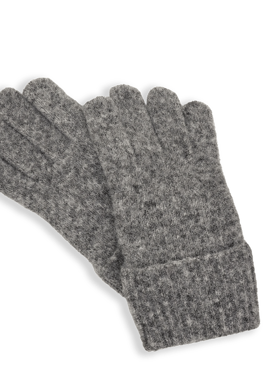 Mango - Knitted gloves - handskar - grey - 2