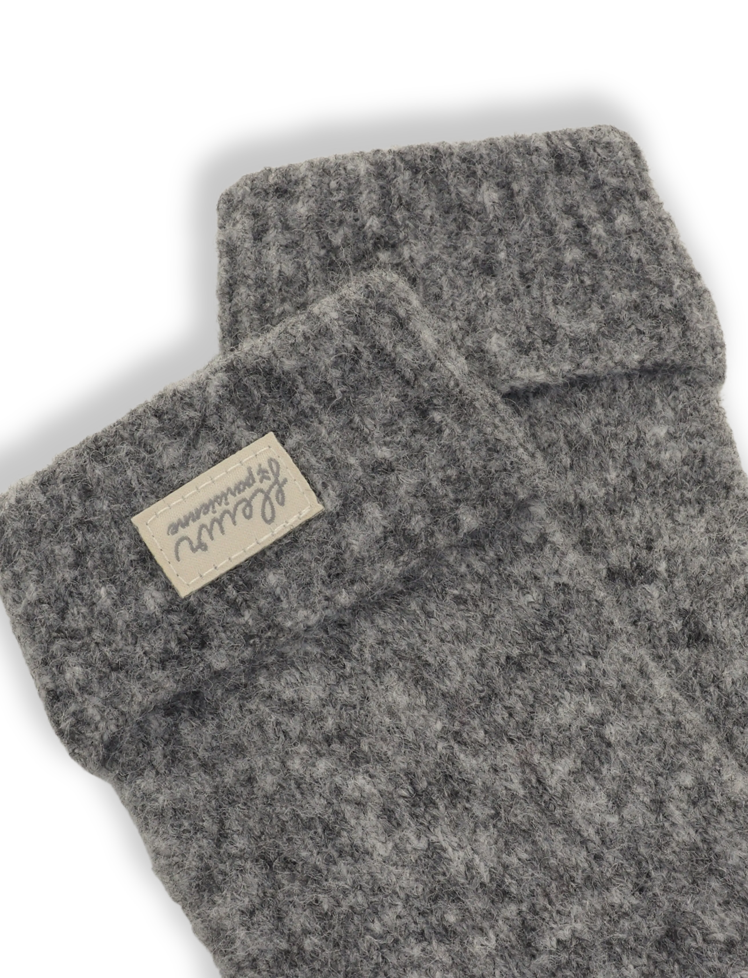 Mango - Knitted gloves - handskar - grey - 3