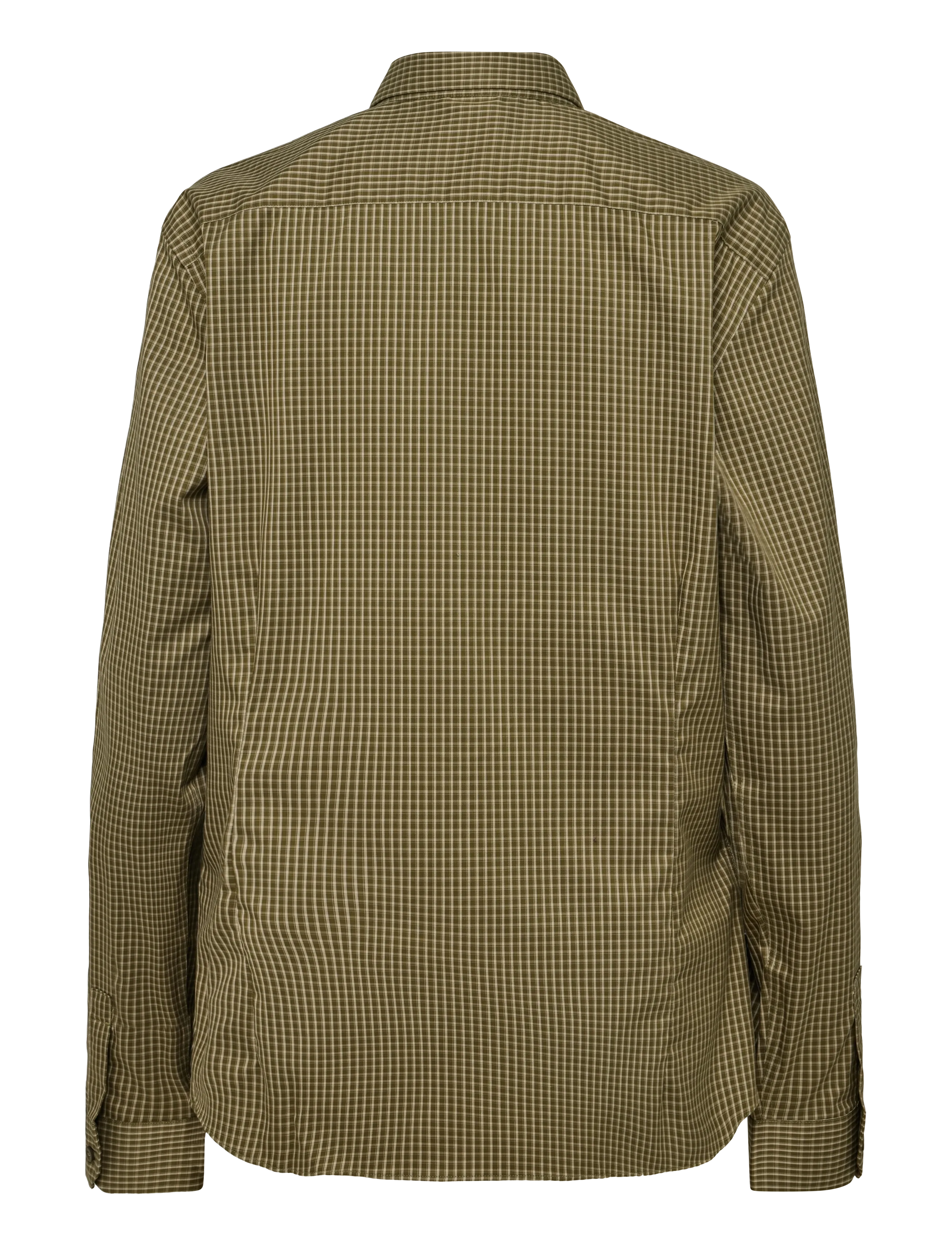 Mango - Slim fit striped cotton shirt - casual skjorter - beige - khaki - 1