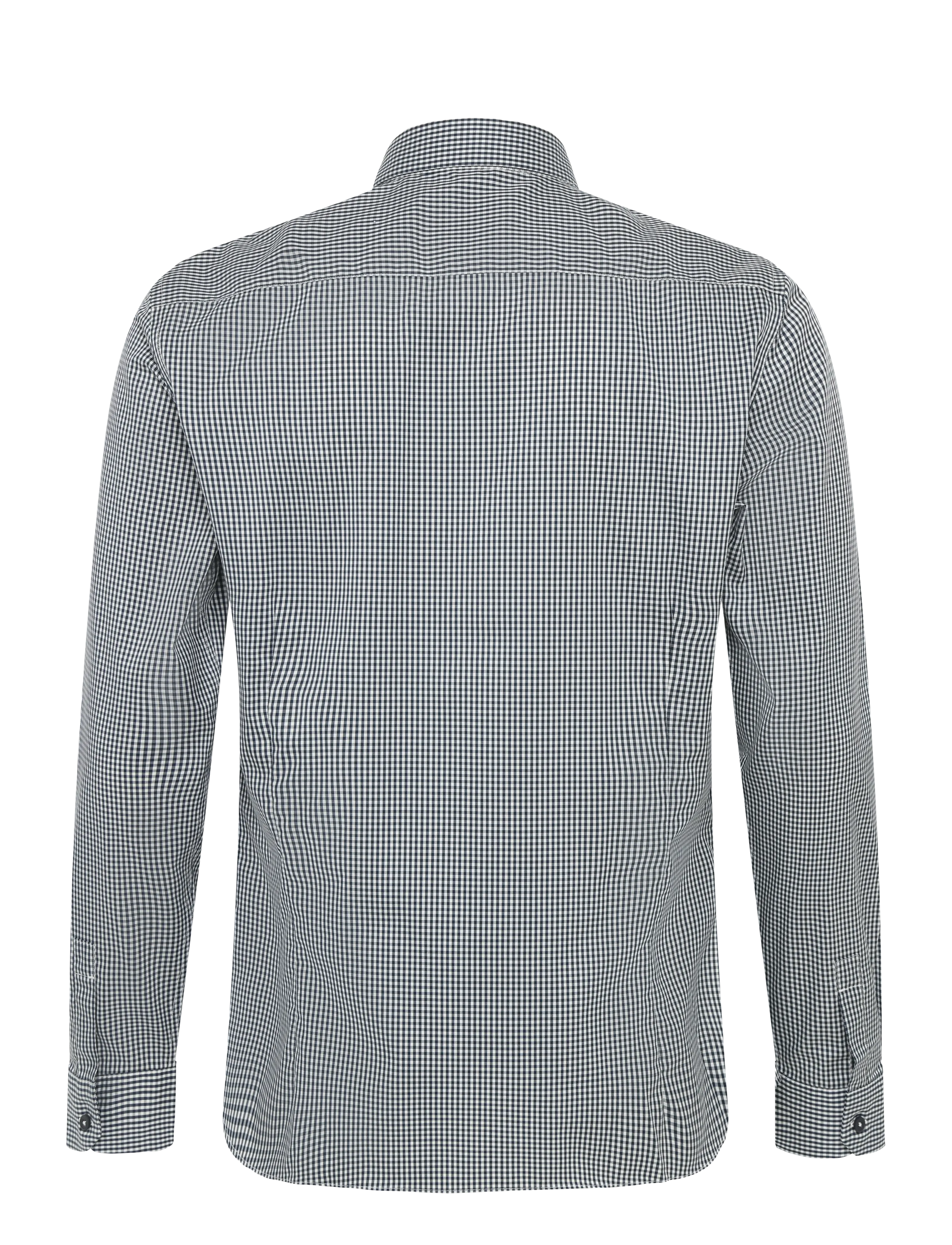 Mango - Slim fit striped cotton shirt - casual skjorter - dark blue - 2
